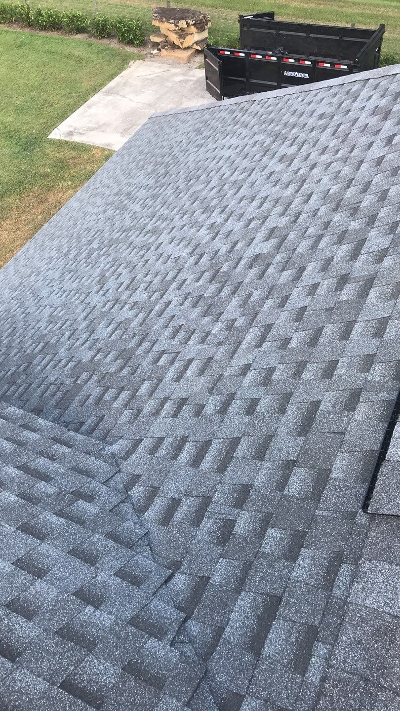 Residential Roofing Installation using GAF HDZ Shingles by Protek 