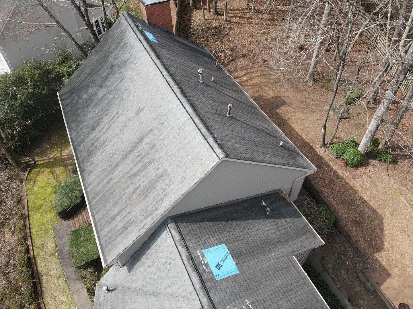 Residential Roofing Installation using Owens Corning Quary Gray by Inspector Roofing and Restoration