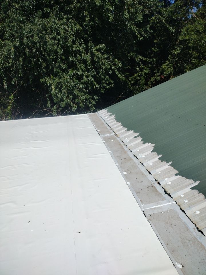 Residential Flat Roof Replacment: IB PVC by Hostetler Roofing