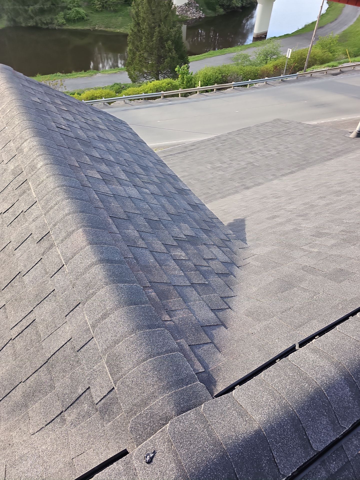 Roof Replacement Landmark PRO Charcoal Black by Winchester Roofing