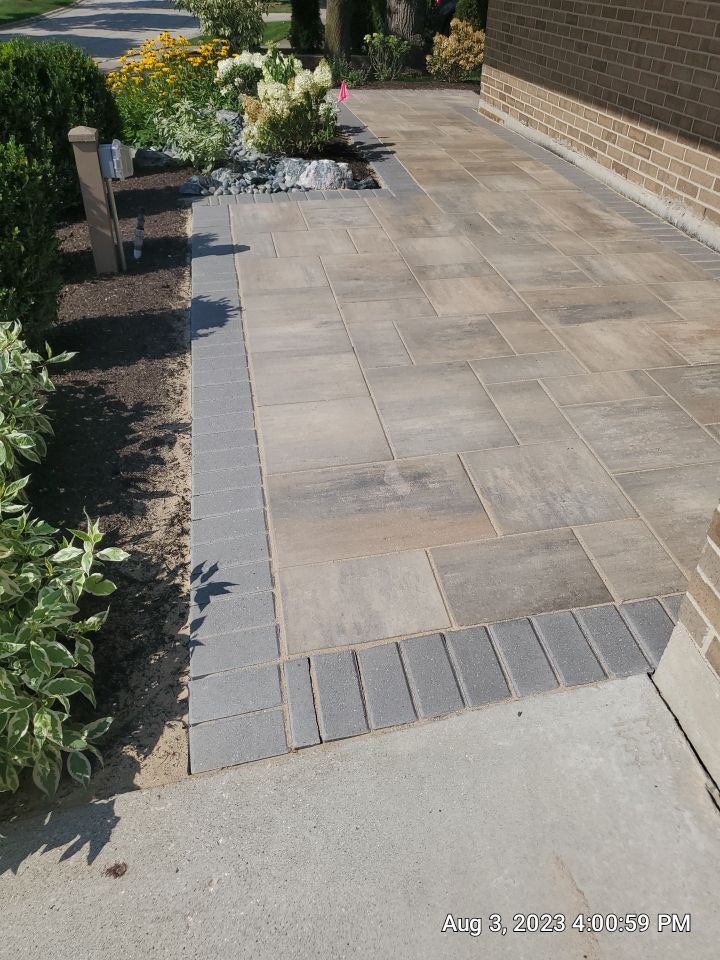 Brick paver clean, sand and seal. using Surebond SB-1300 by Northern Power Washing LLC.