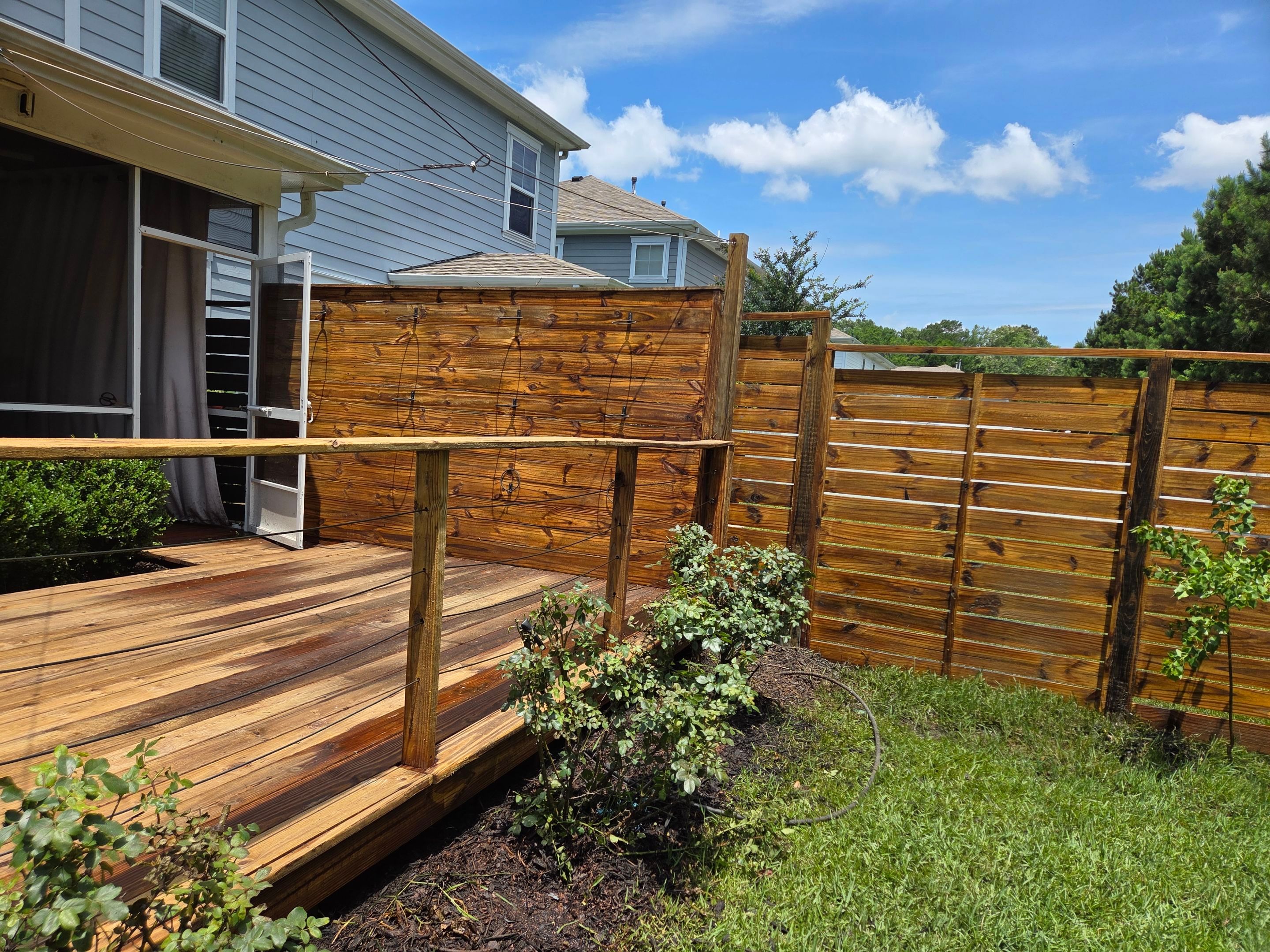 Fence using Wood Sealant by DuraSeal