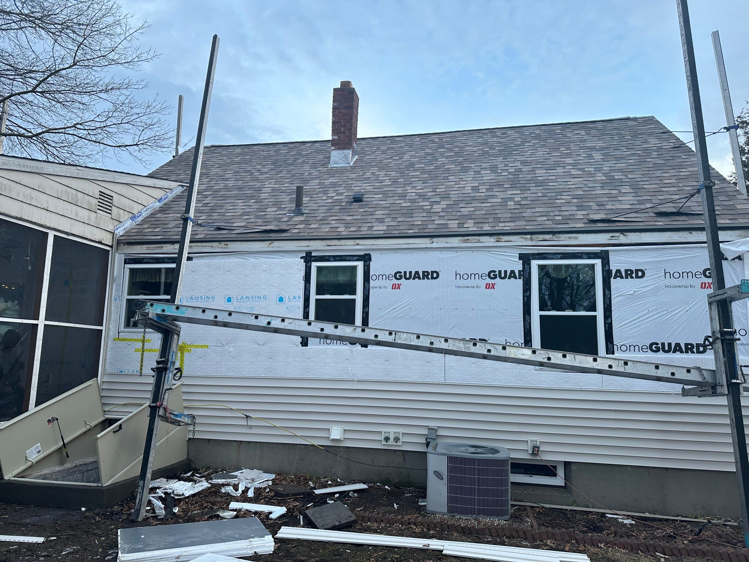 Residential Roofing Installation using Owens Corning Duration Designer - Sand Dune by A Plus Exterior