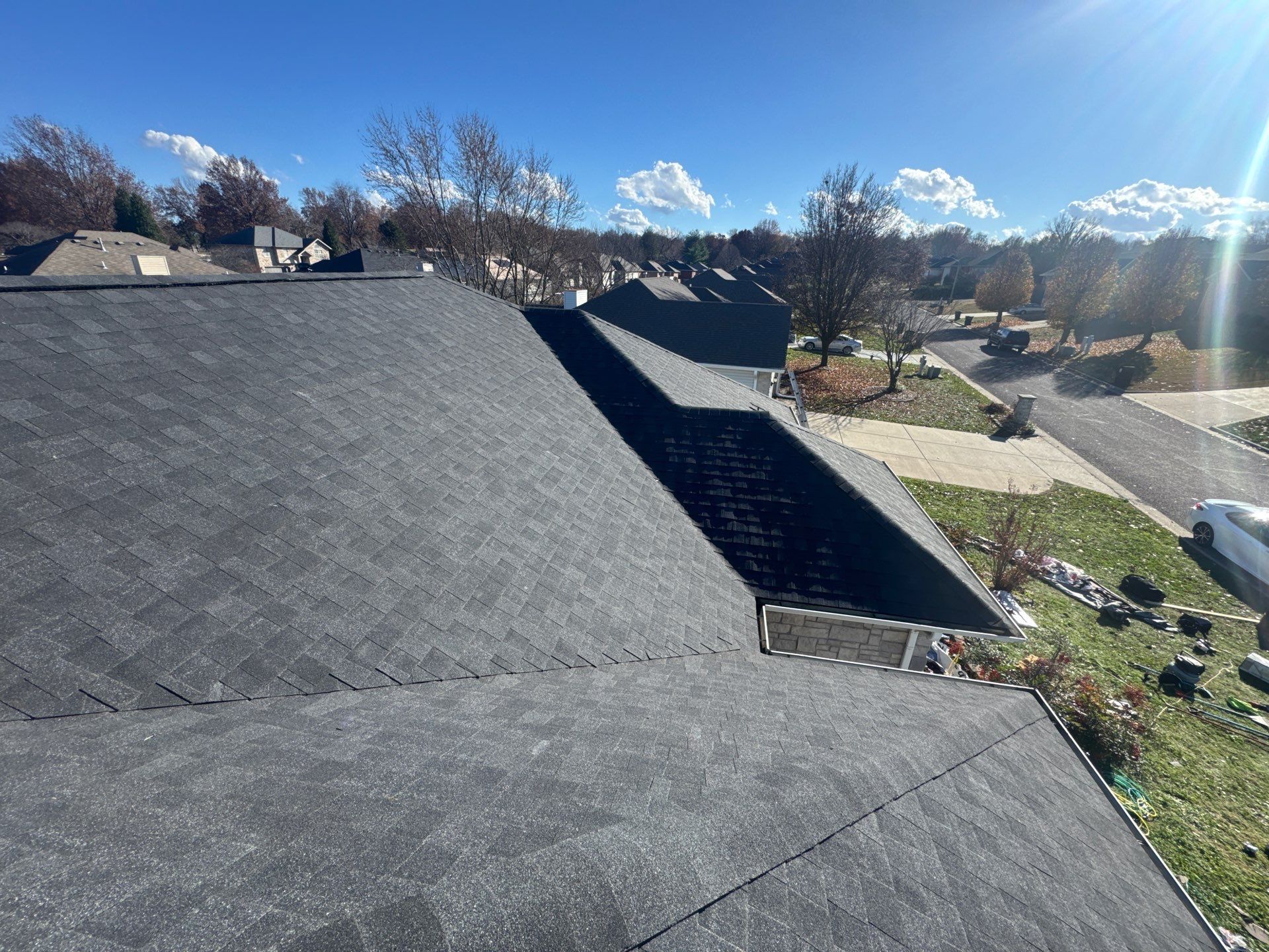 Residential Roofing Install - Atlas Pinnacle Pristine Shingles - Color Black Shadow  by Titan Commercial & Residential Roofing 