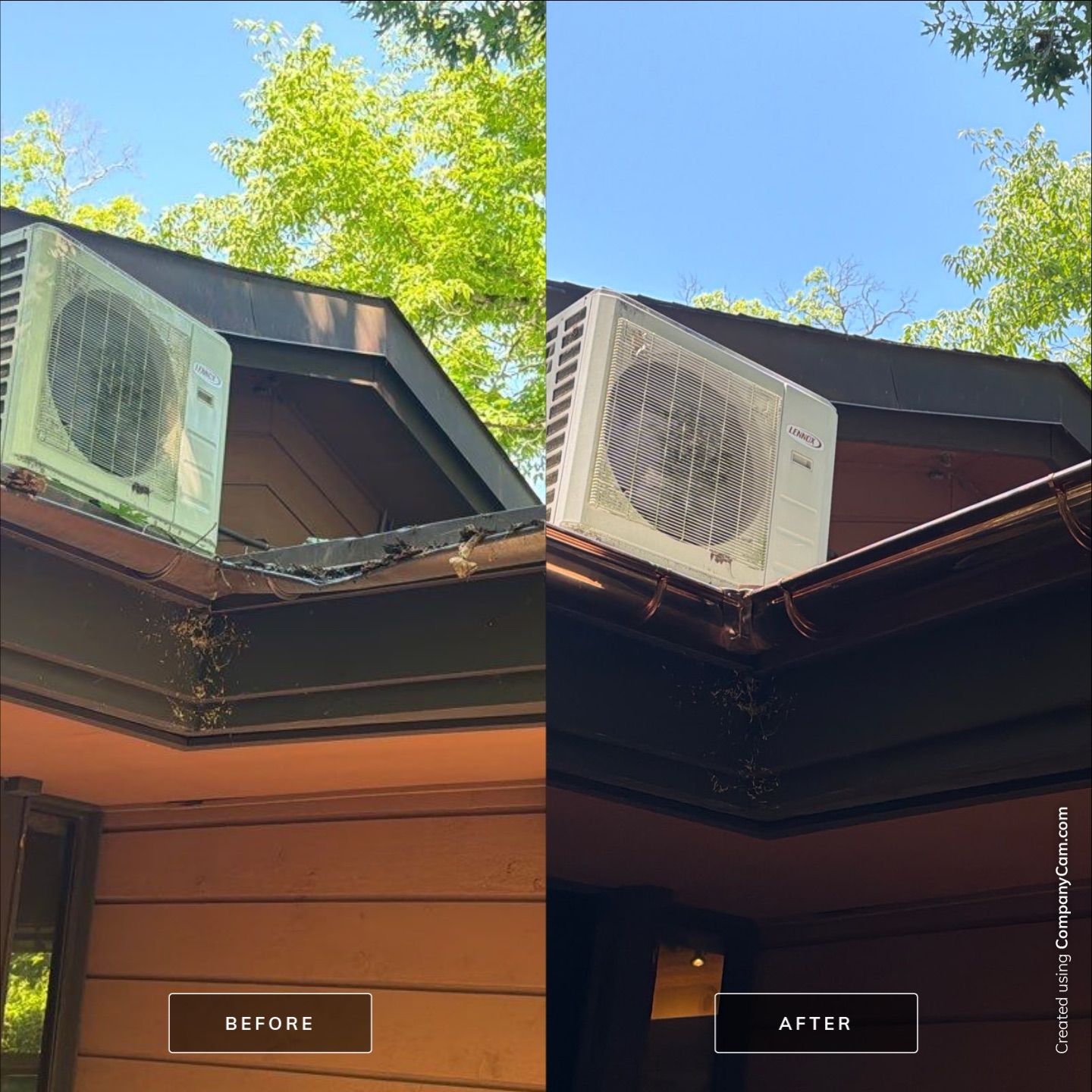 Copper Gutter Installation and Shingle Roof Replacement in Sulphur by BANA Roofing and Solar Supply