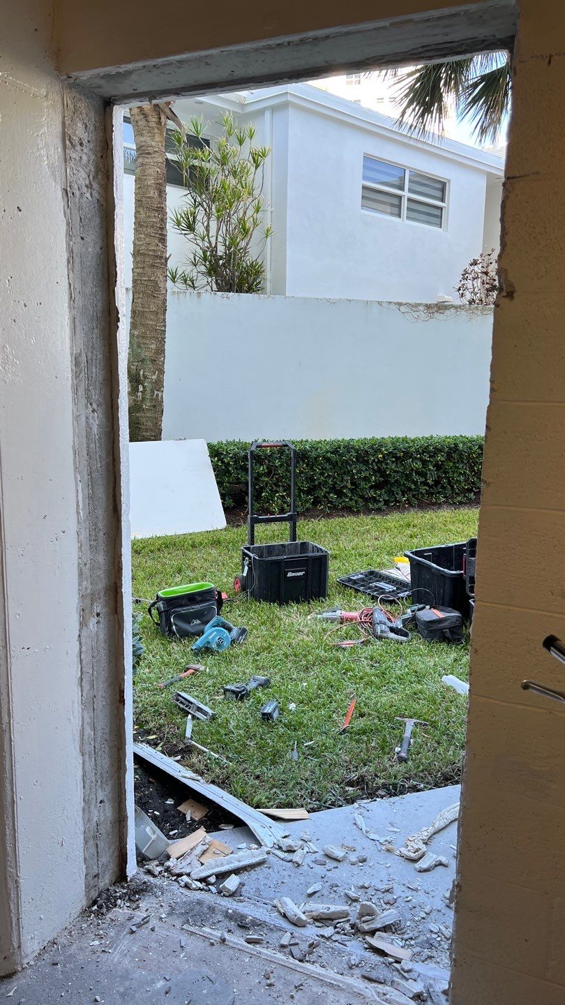 Commercial Stairwell Door Replacement & Hollow Metal Door Retrofit – Pompano Beach High-Rise by The Door Doctor of South Florida, Inc.