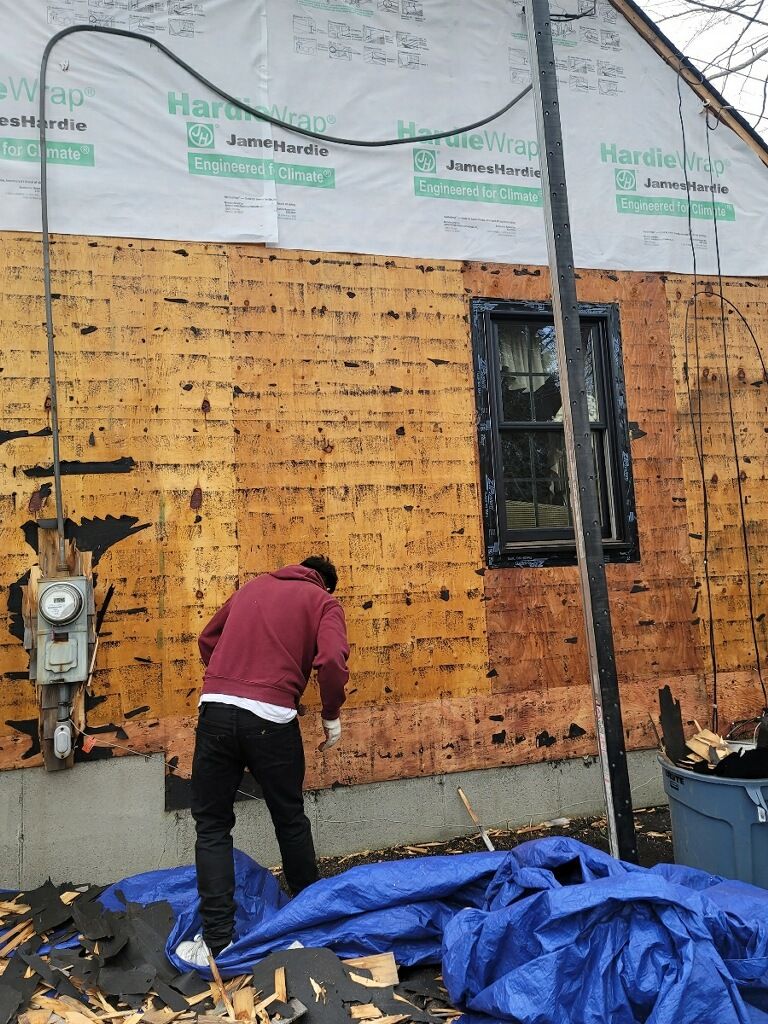 Siding Installation using James Hardie by UBrothers Construction