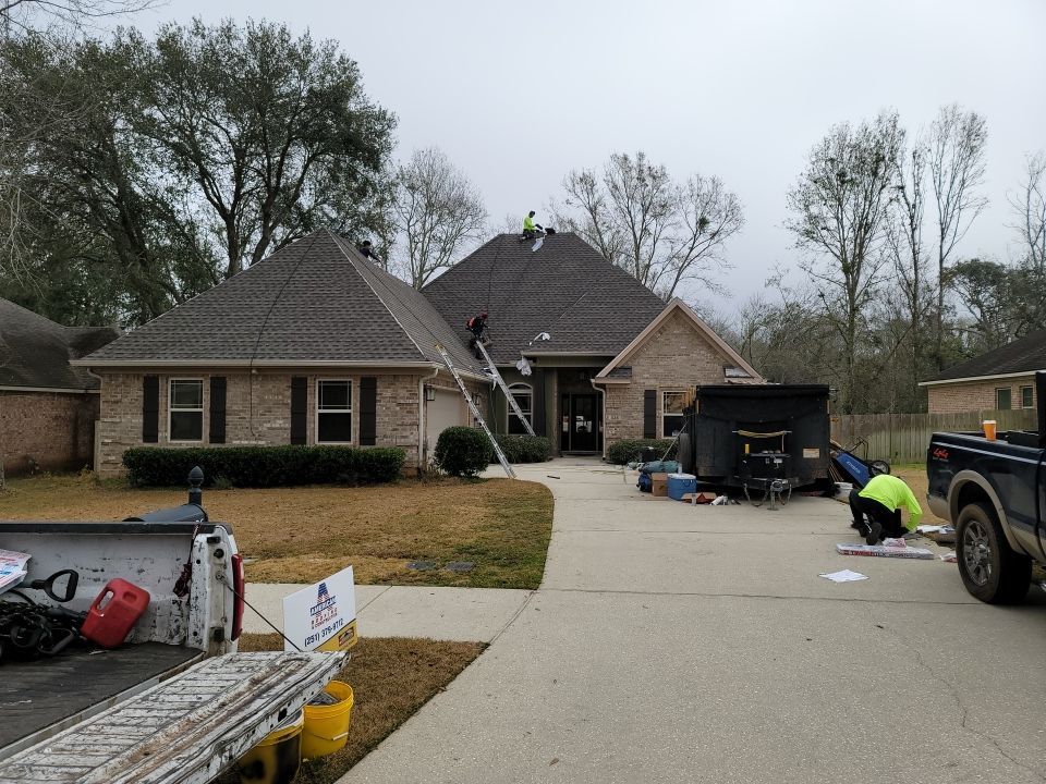 Residential Roofing Installation using Roof Replacement by American Roofing & Construction LLC