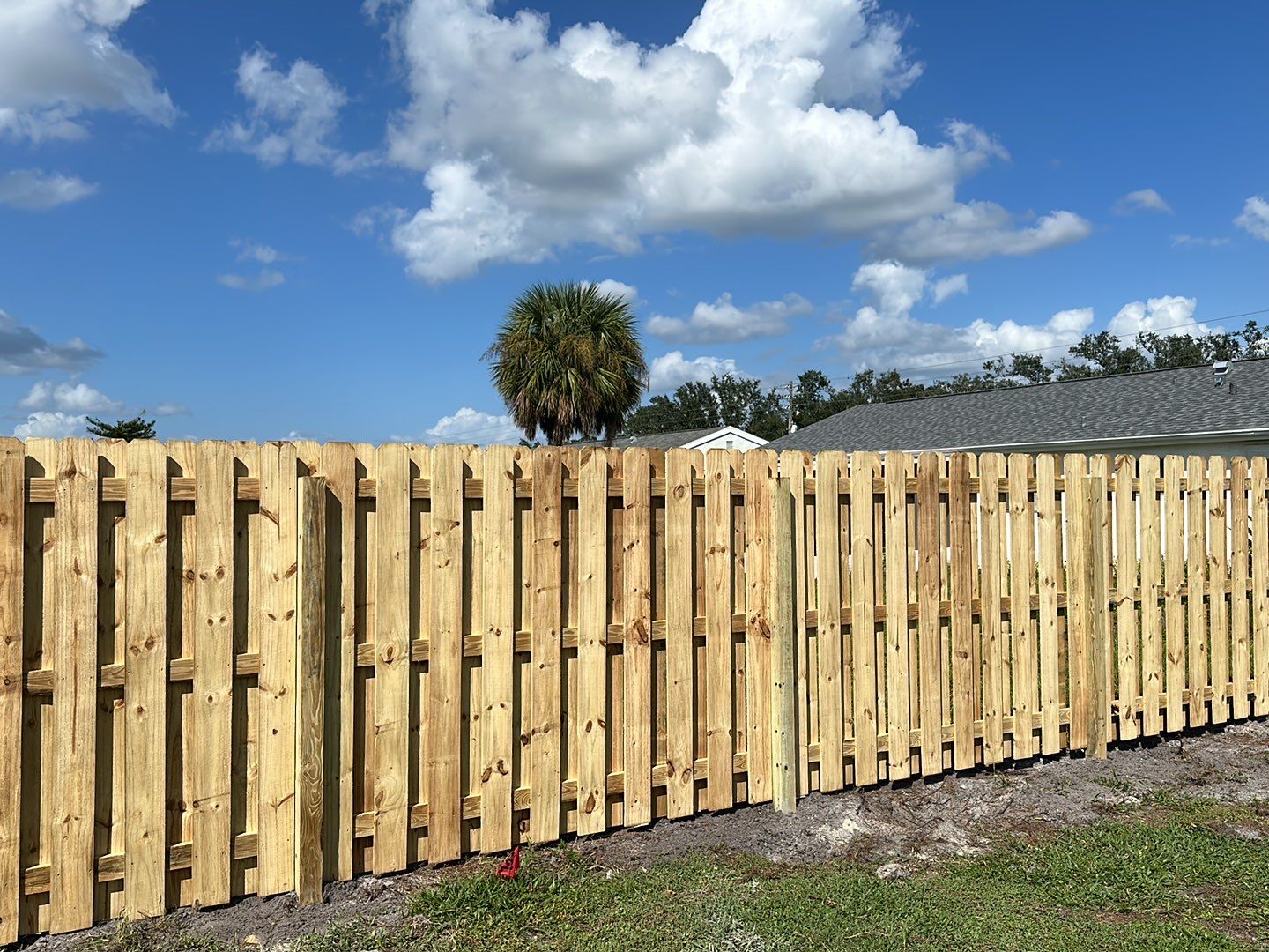 Wood Fence Installation using Wood Pressure Treated Fence  by Asap fence and gates, LLC