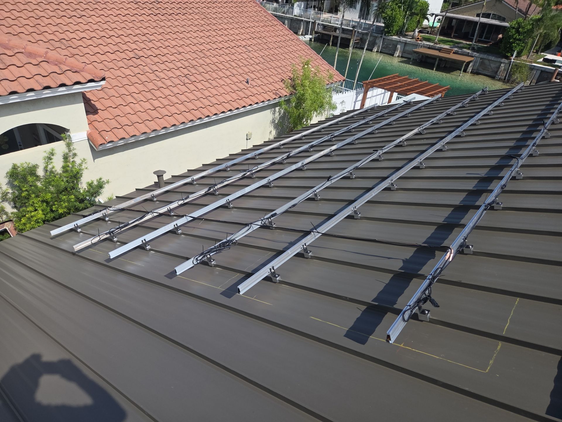 Residential Solar Energy System Installation on Standing Seam Metal Roof by Solar Dynamics, INC