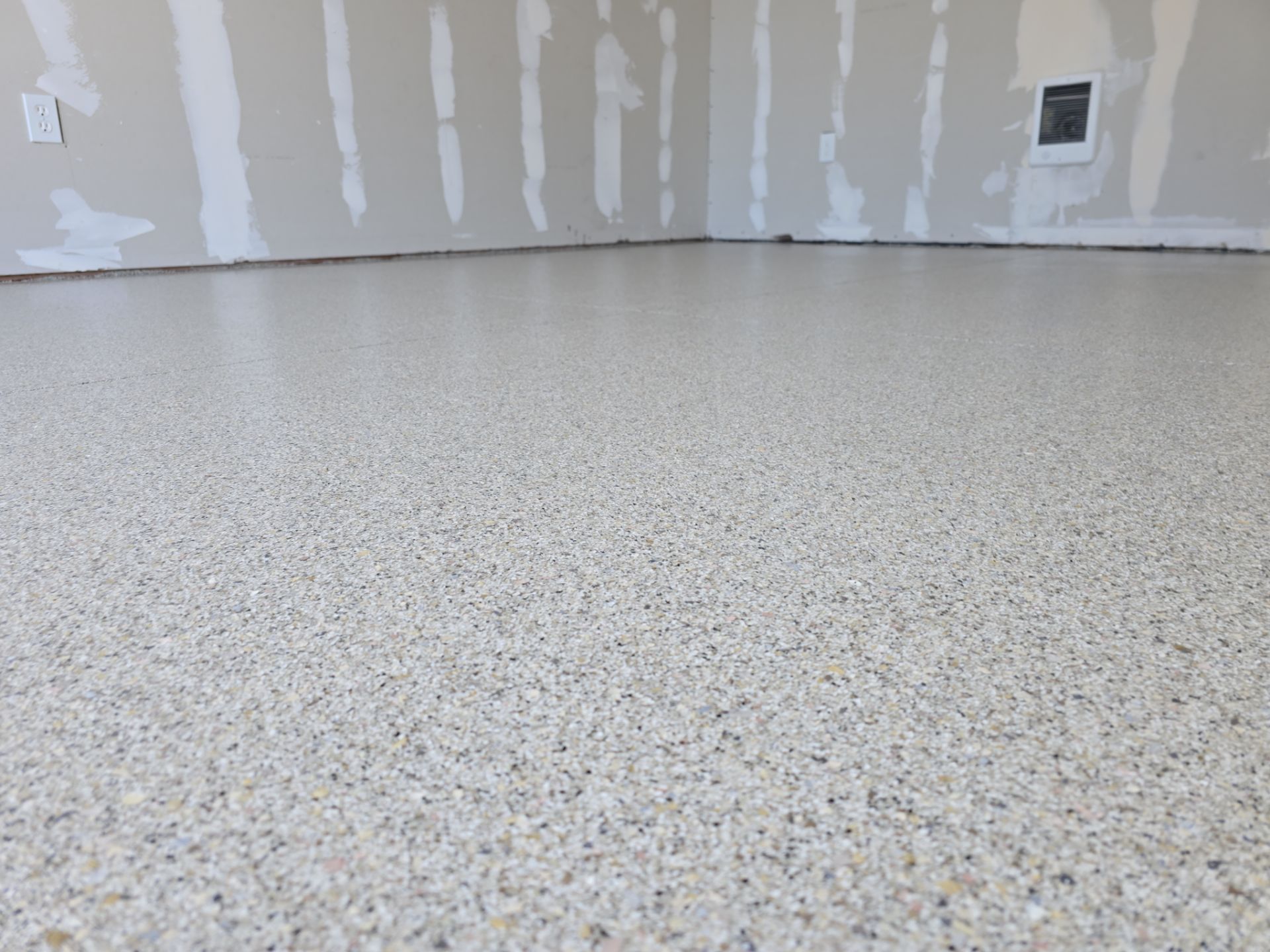 Shop Transformation using Stone/Marble Hybrid by Croc Coatings, LLC