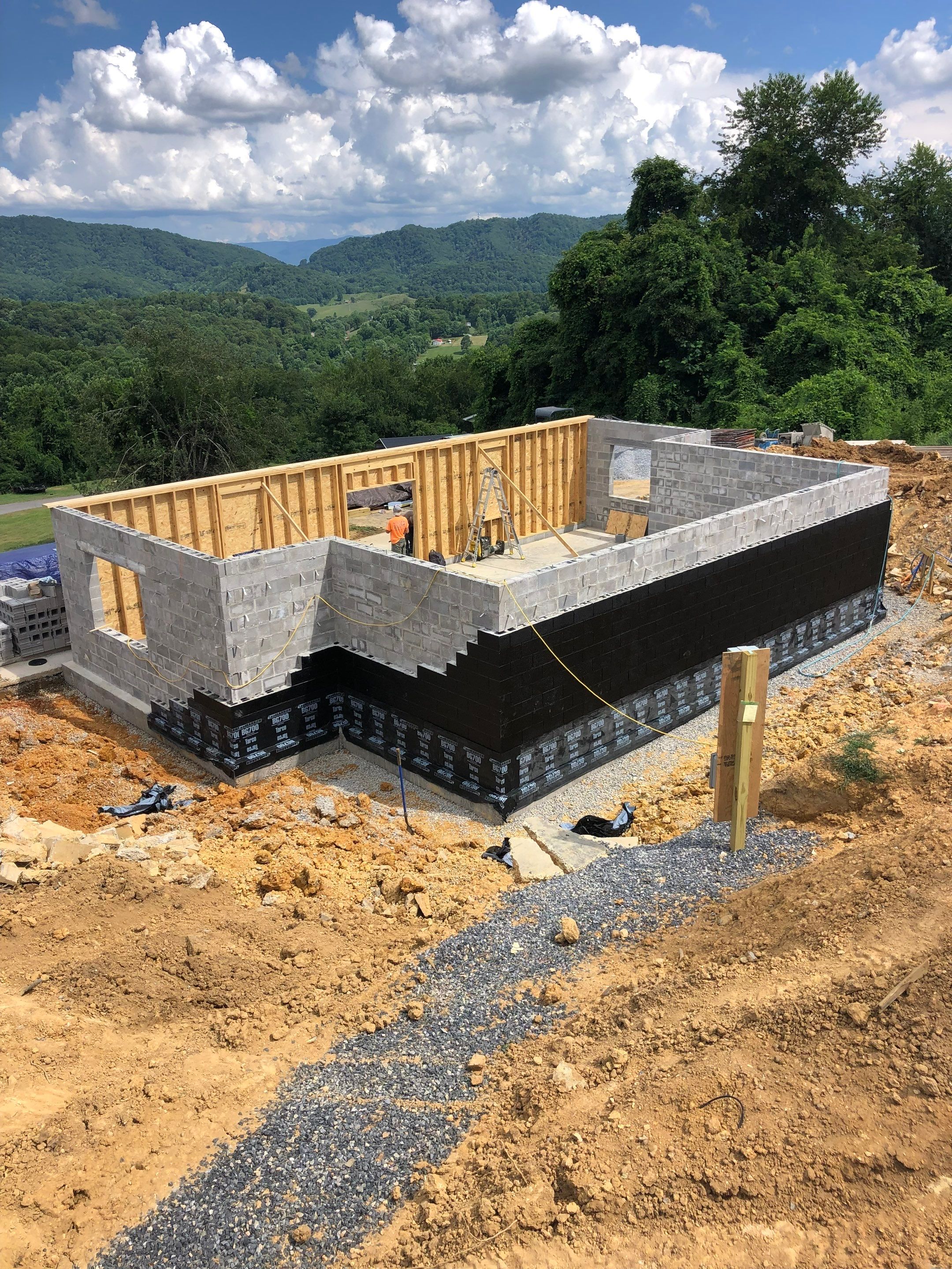 Fire Damage/Ground up rebuild by Wolf Hills Restoration