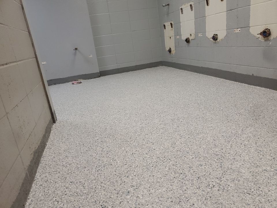 Concrete Coating at Spiece Fieldhouse by Knot Just Decks