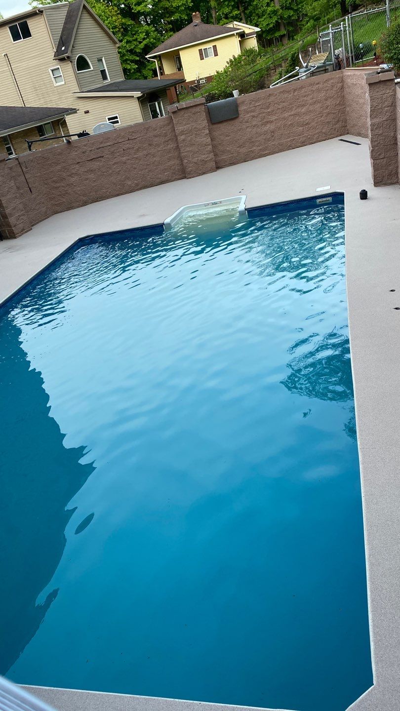 Oxford Pool Deck Project in McKees Rocks by Floors in a Day, Inc
