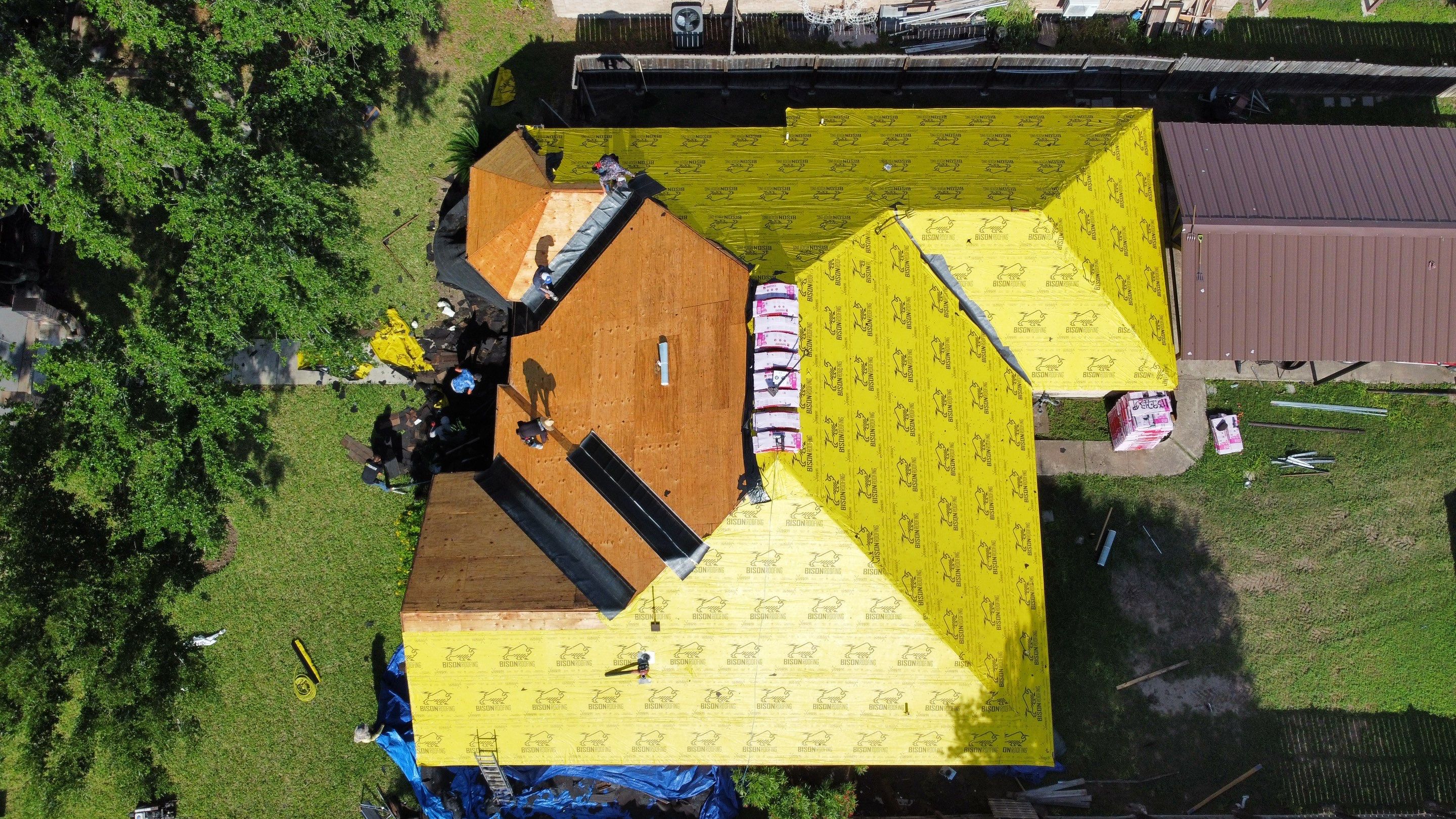 Shingle Roof System  using Owens Corning Duration Storm Shingles by Bison Roofing  