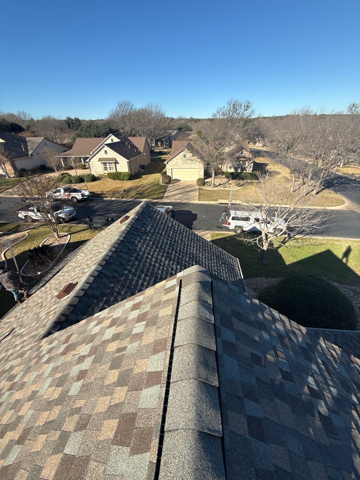 Residential Roof Replacement using GAF - HDZ - Cedar Falls by Action Exteriors Austin