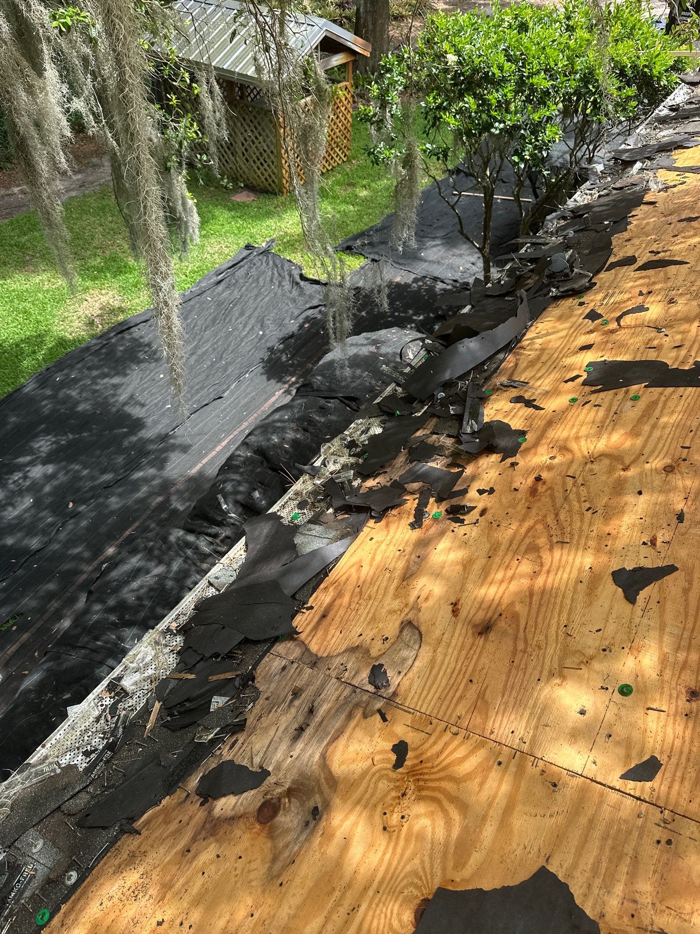 Full Residential Roof Replacement and Decking Repair in DeLand by Gulledge Roofing Inc