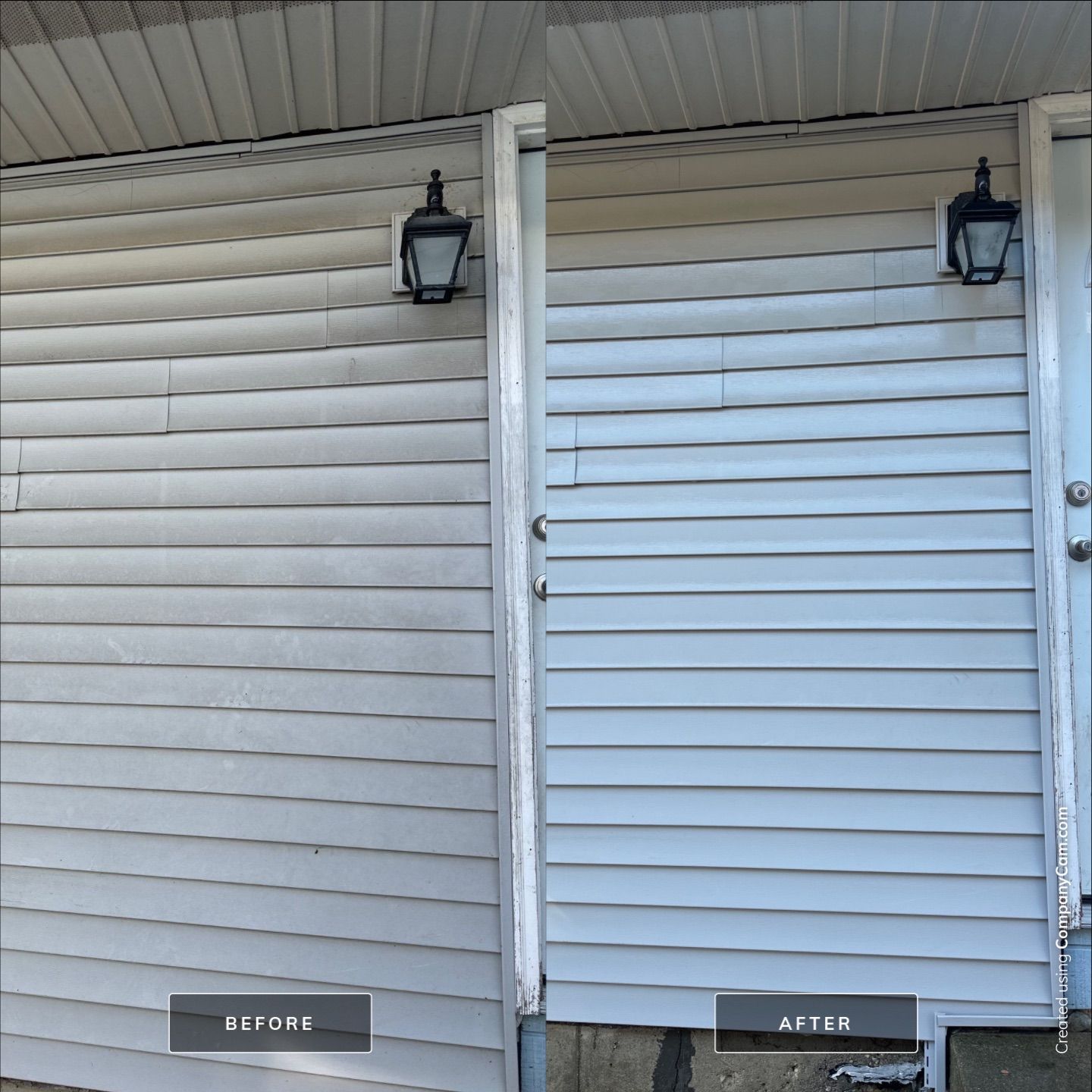 Project in Round Lake Beach by Simmons Power & Soft Washing