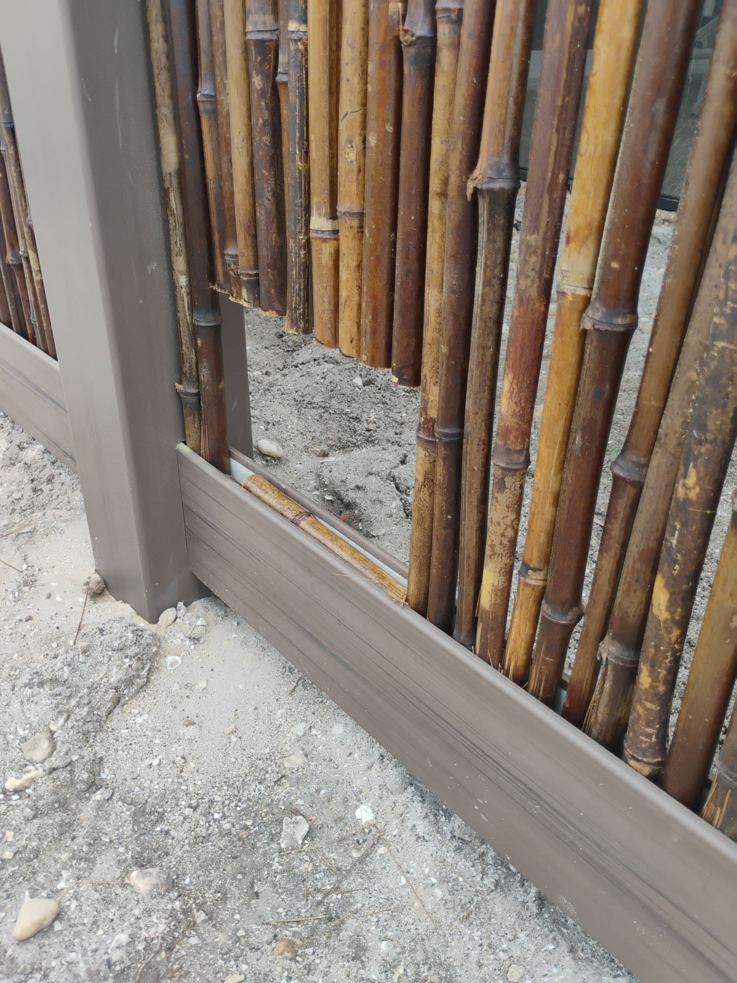 Custom Bamboo Vinyl Fence in Manasota Key by True Fence LLC