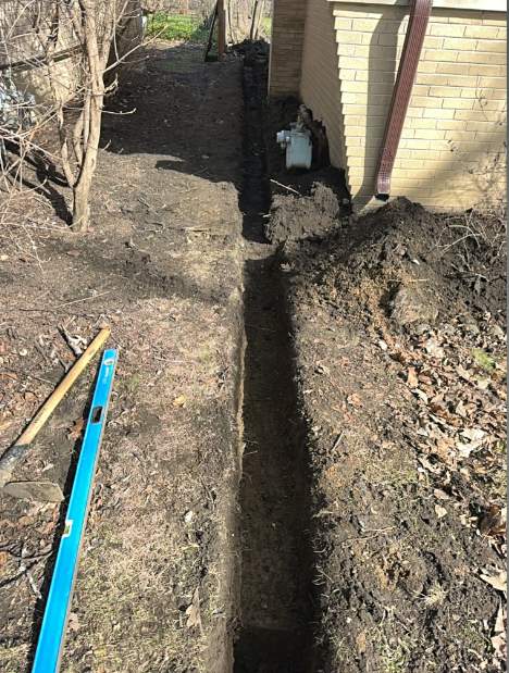 Ross Williams Drainage and Brick repair project by A&N