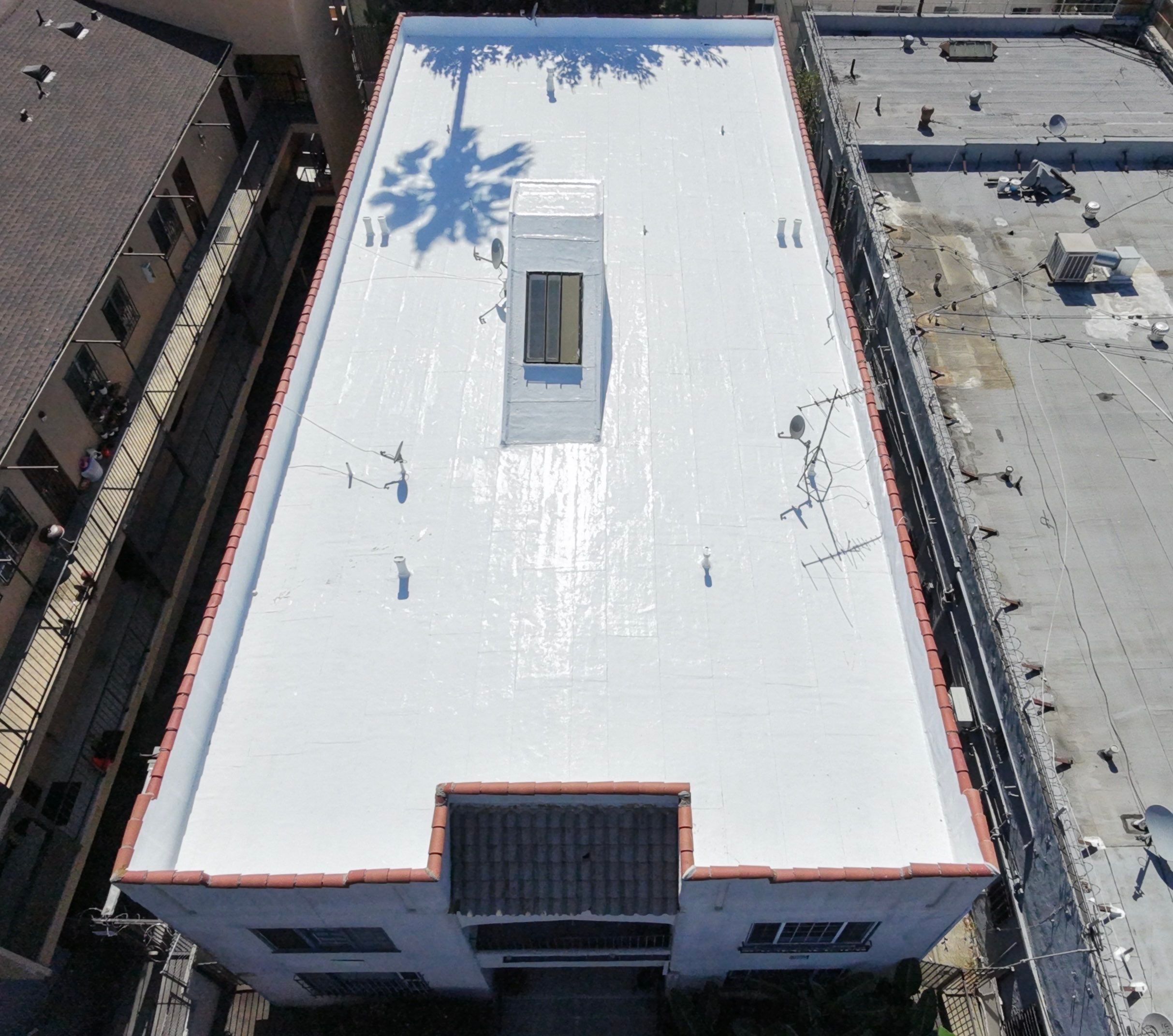 Multi-Family Apartment Roof Restoration in Los Angeles, CA by Hull Brothers Roofing