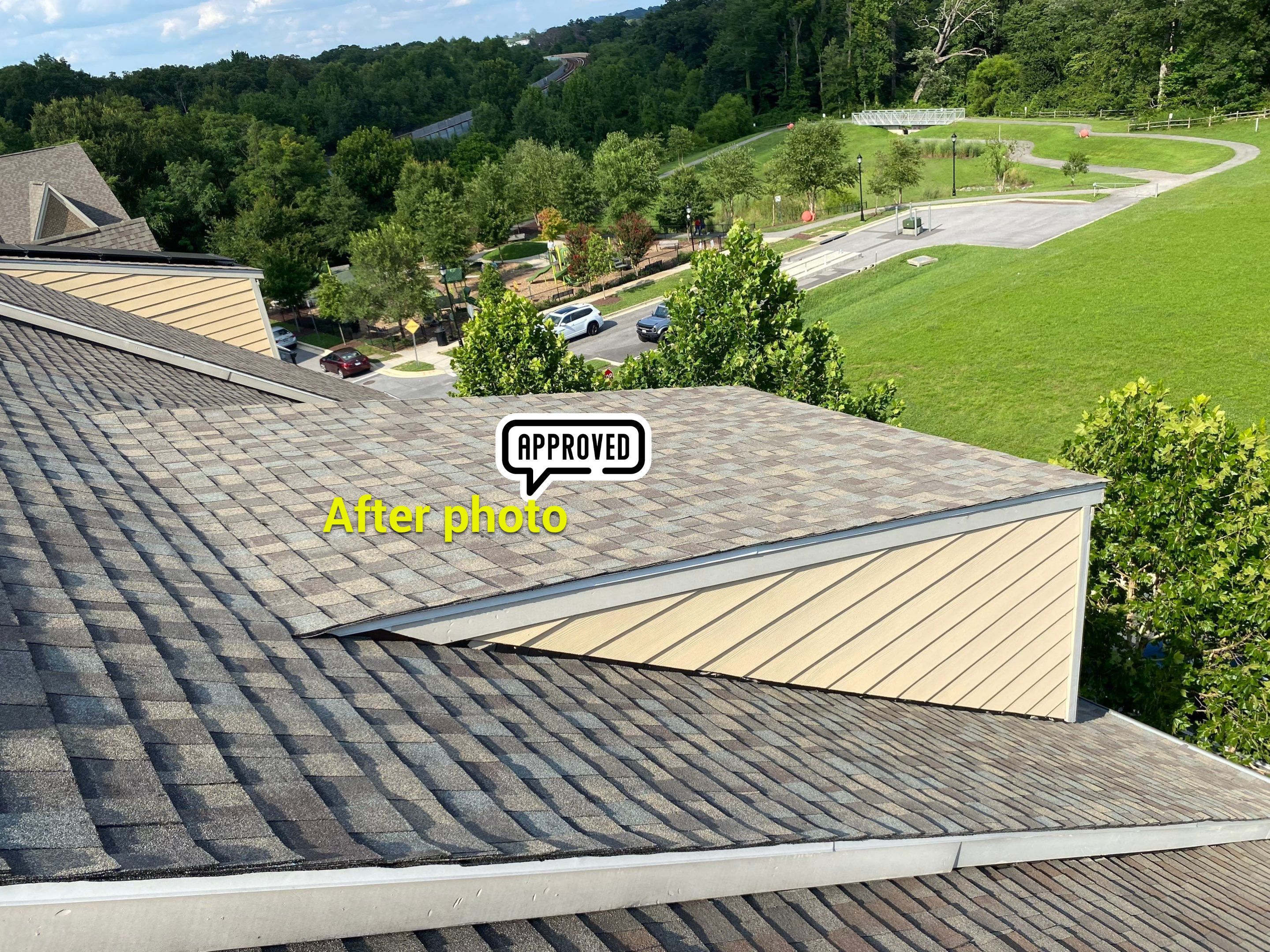 New Shingle Roof Installation  by Alpha Design Services