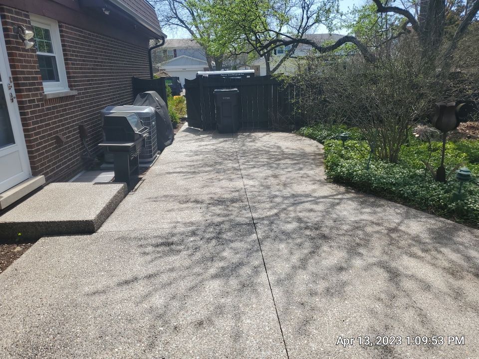 Northbrook, IL aggregate strip and re seal by Northern Power Washing LLC.