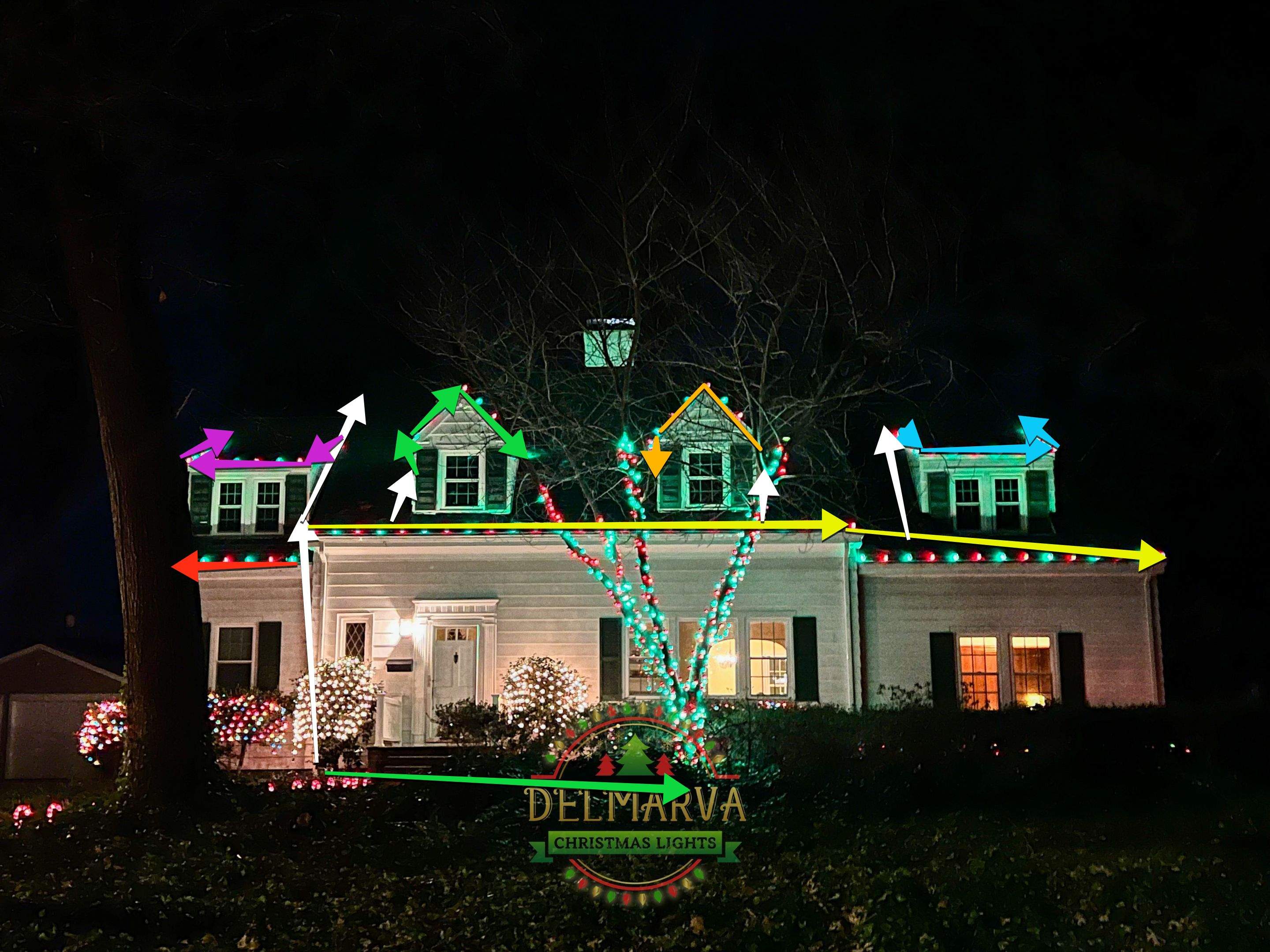 Christmas Lights by Clean Power Wash LLC