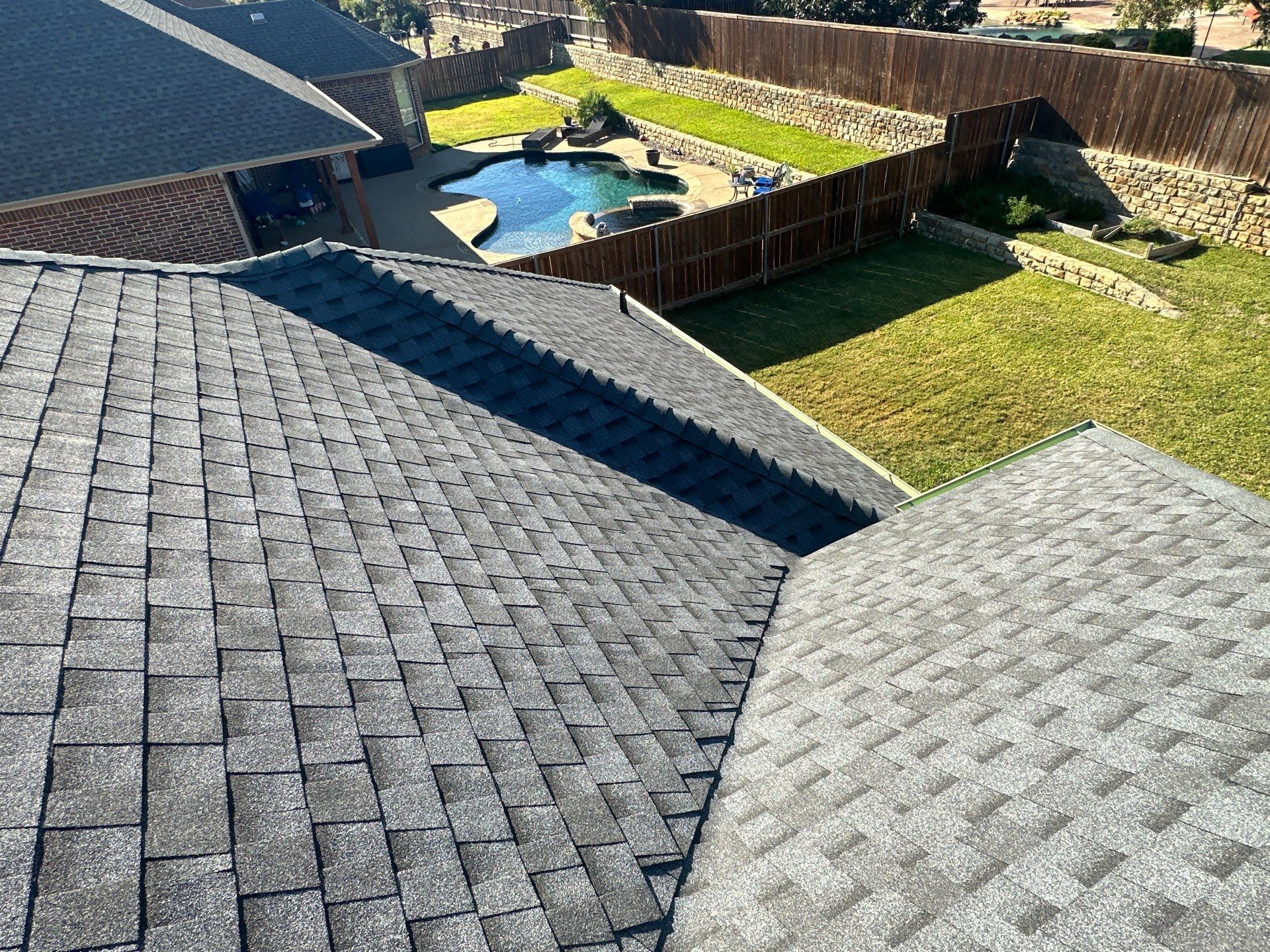 Full Roof Replacement in Mansfield Texas - GAF MasterElite Golden Pledge 25 year Warranty by First United Roofing & Construction