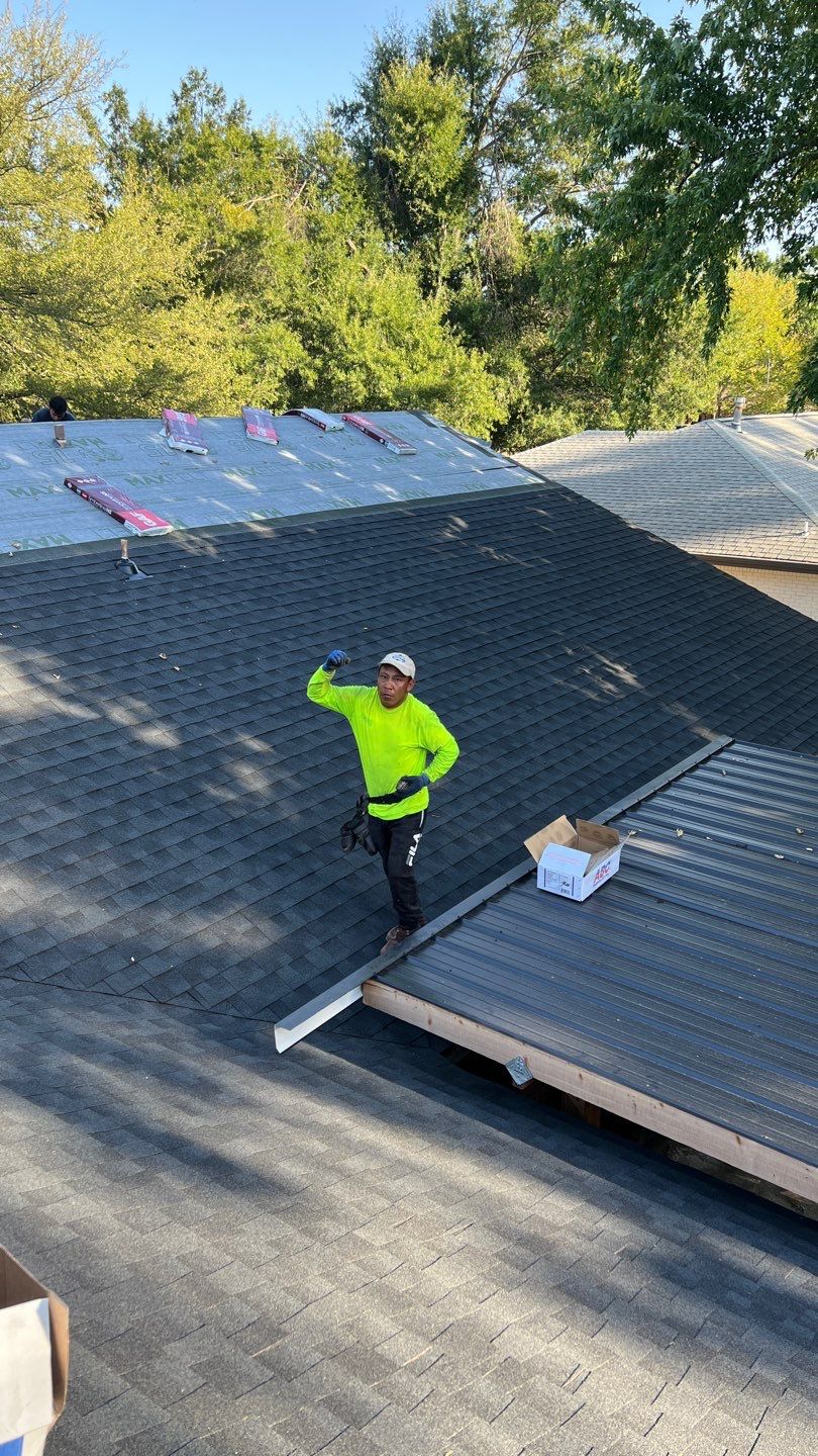 Residential Roofing Installation using GAF Natural Shadow  by A & H Roofing and Contracting