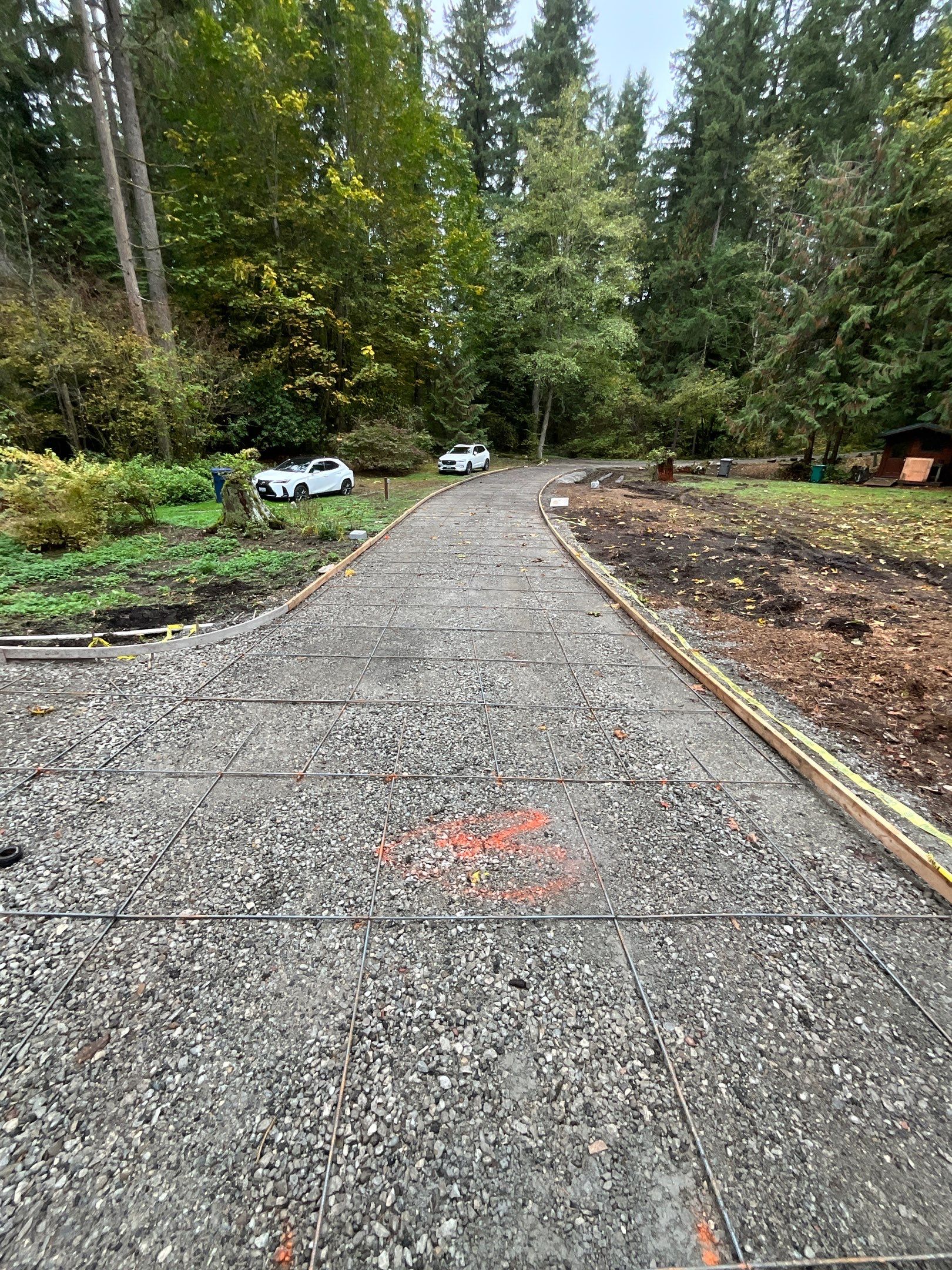 Pia | Custom Concrete Driveway, Walkway & Floating Steps by Jireh Asphalt & Concrete Inc 