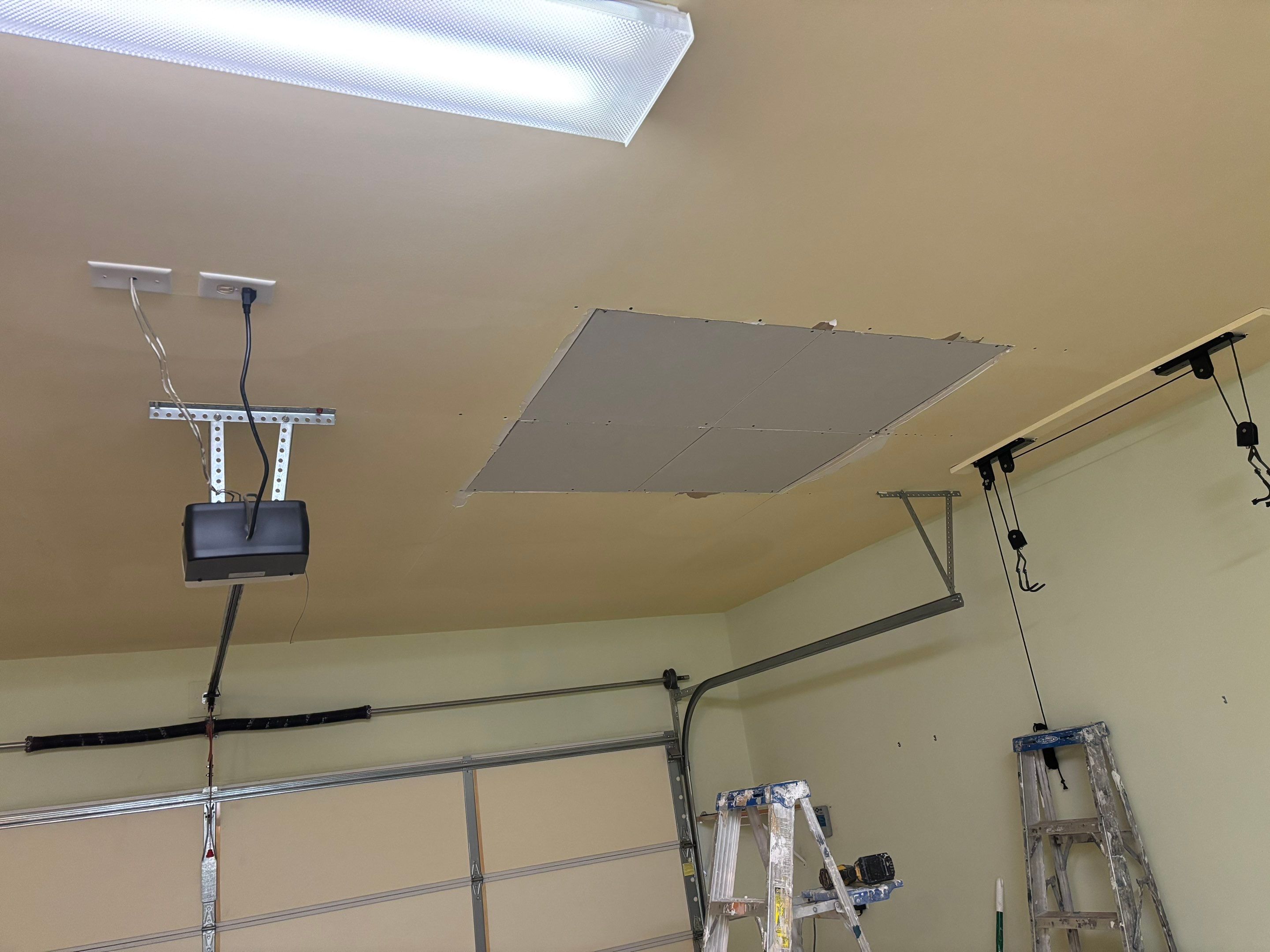 Garage Ceiling Repair & Paint by PGP Surface Solutions, LLC