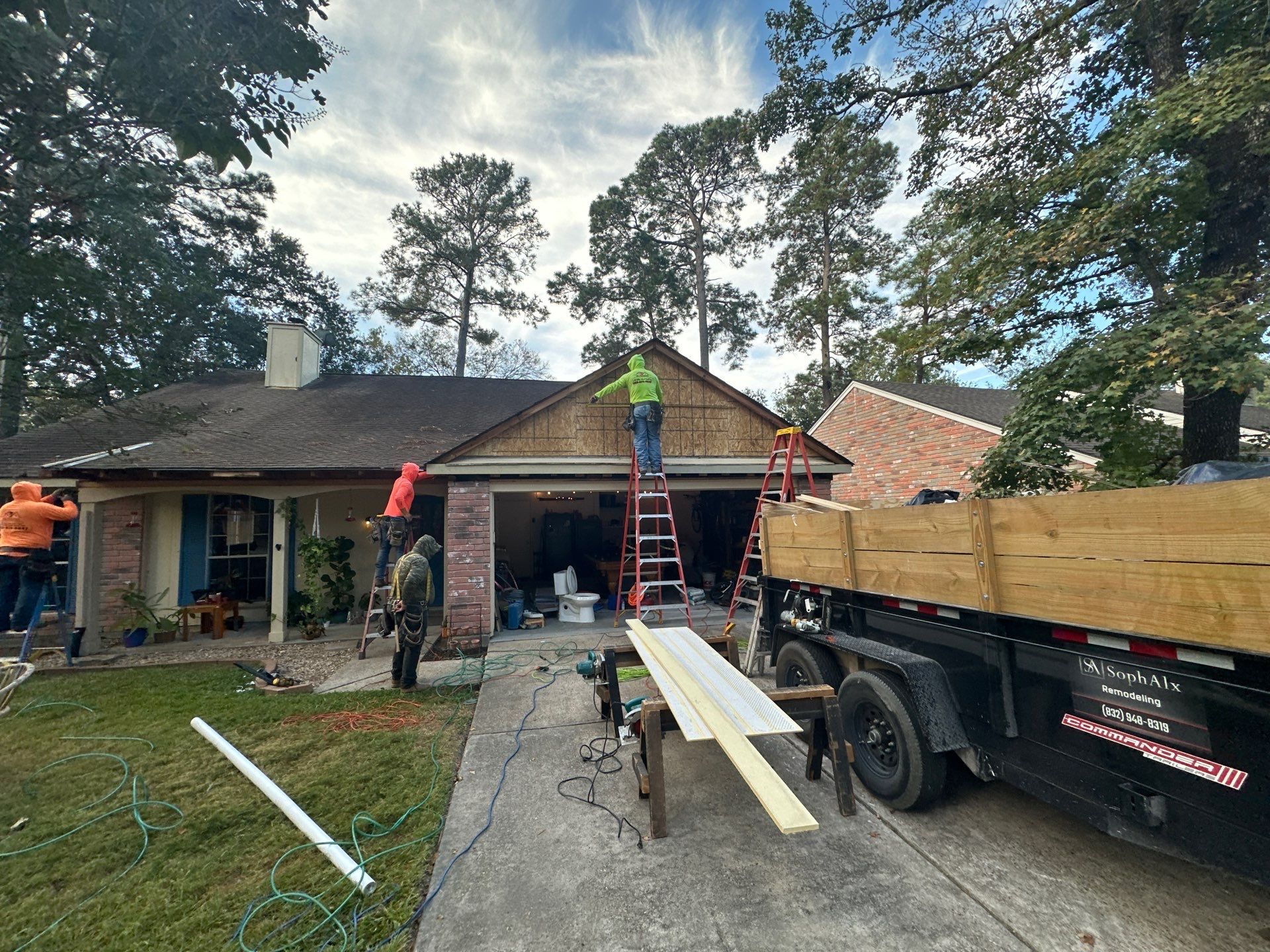 Bathroom and Facelift in The Woodlands by SophAlx LLC