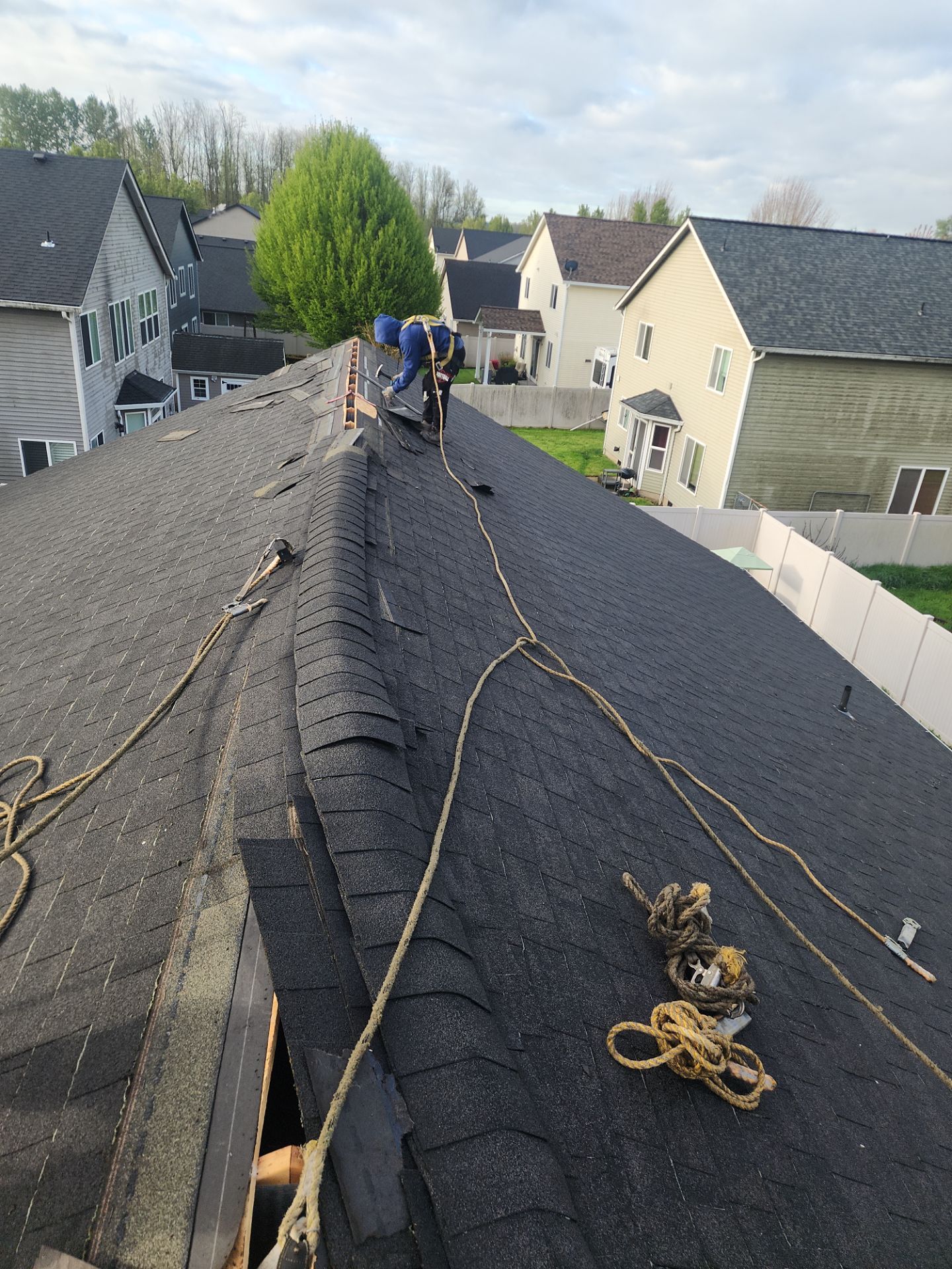 Project in Battle Ground by Trenick Roofing 