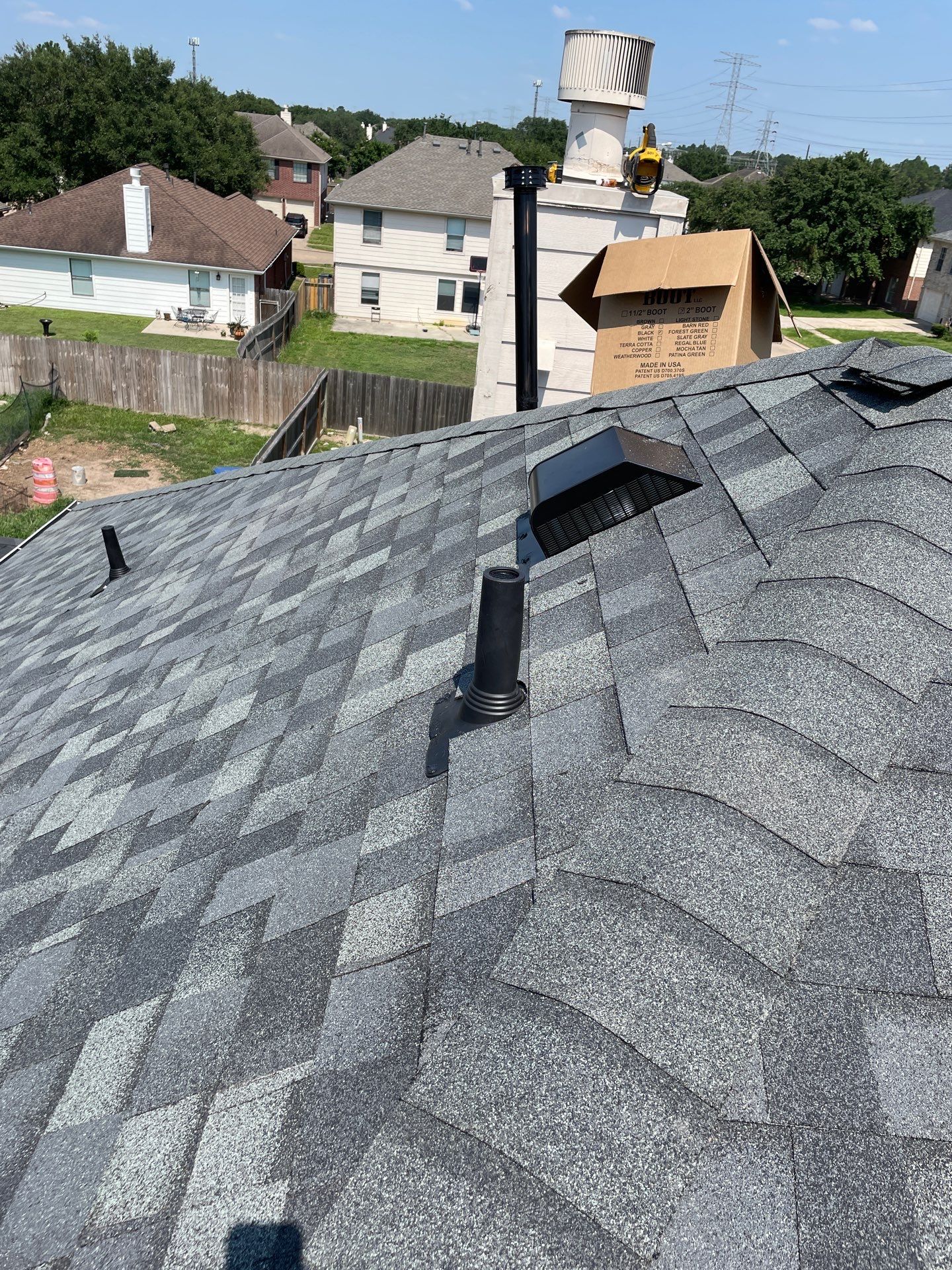 Residential Roofing Installation using Owen's Corning Duration (Lifetime) Shingles by Roof Repair Company