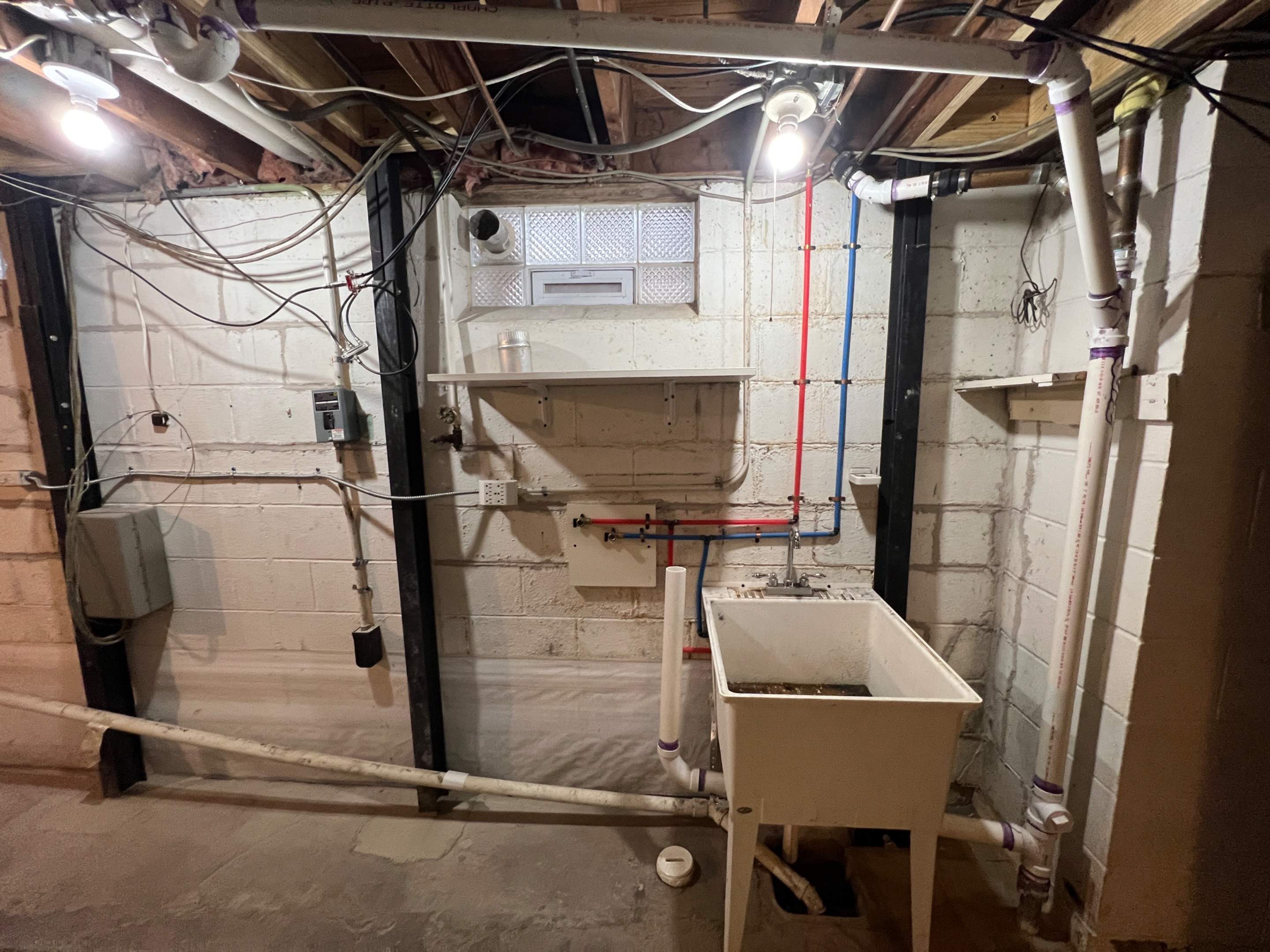 Wall Reinforcement and Shallow Tile System by Toledo Basement Repair