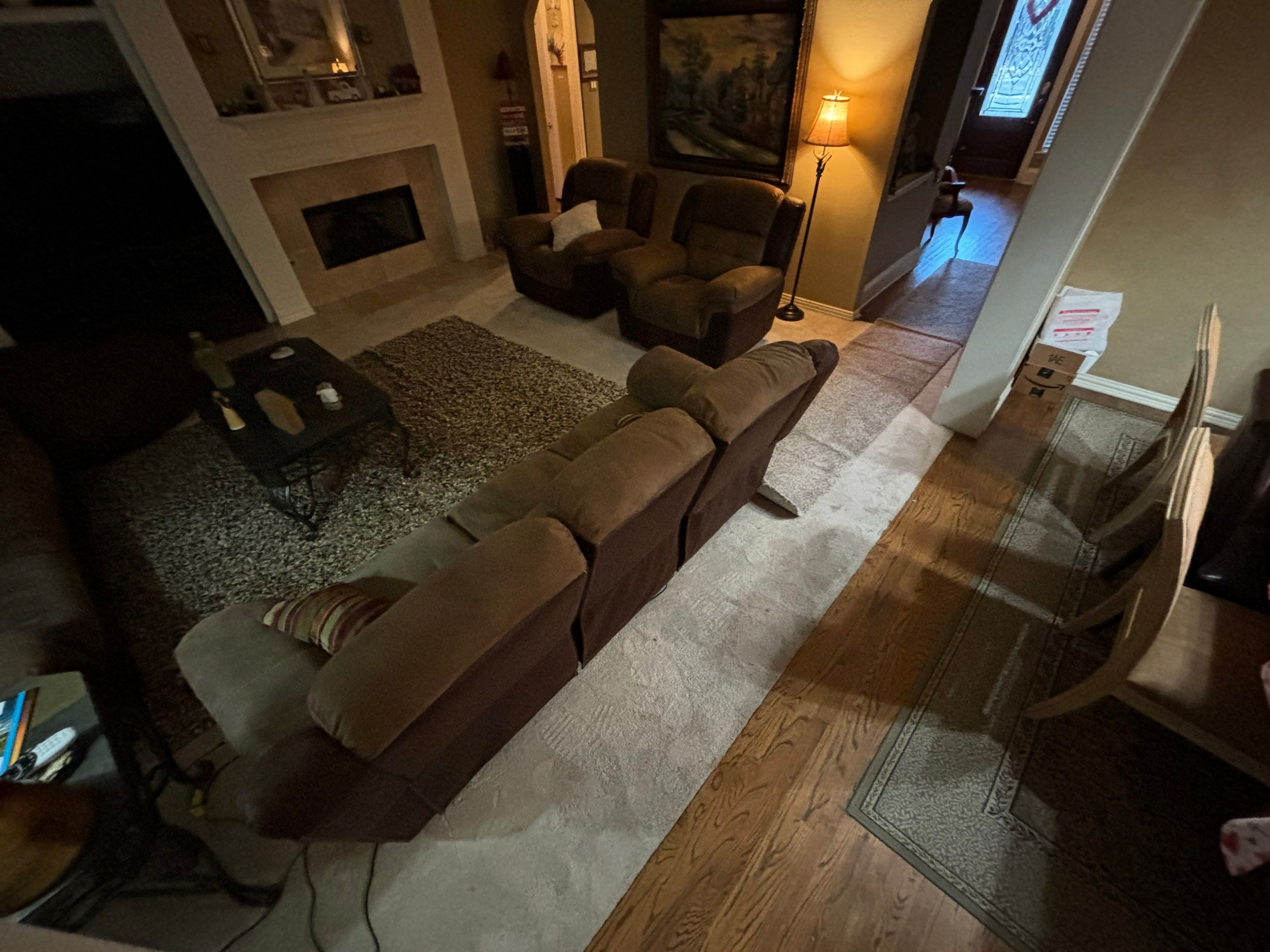 Long Herringbone in living rooms rock by Bernard Hardwood Floors
