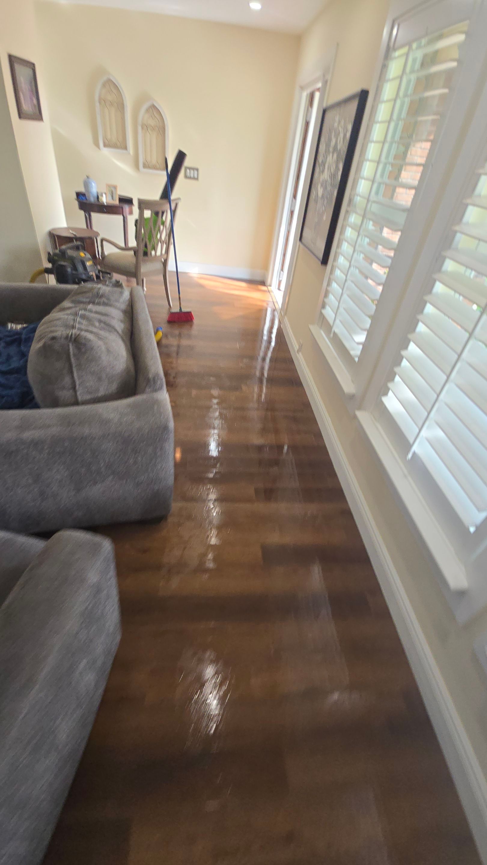 Emergency Water Extraction and Wood Floor Drying in Royal Palm Beach by SuperClean