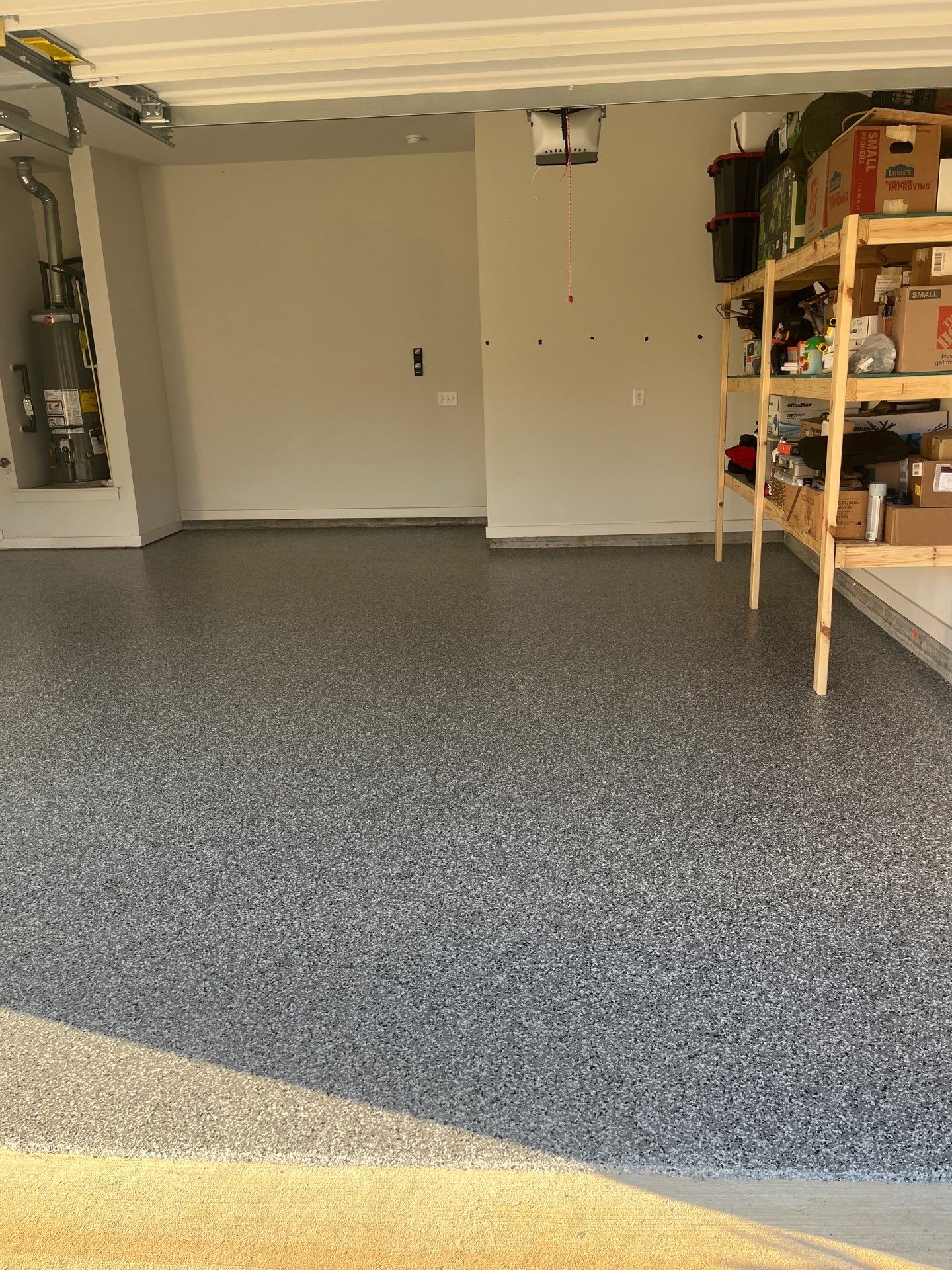 Garage Floor Coating using Wombat by My Garage Floor Guys
