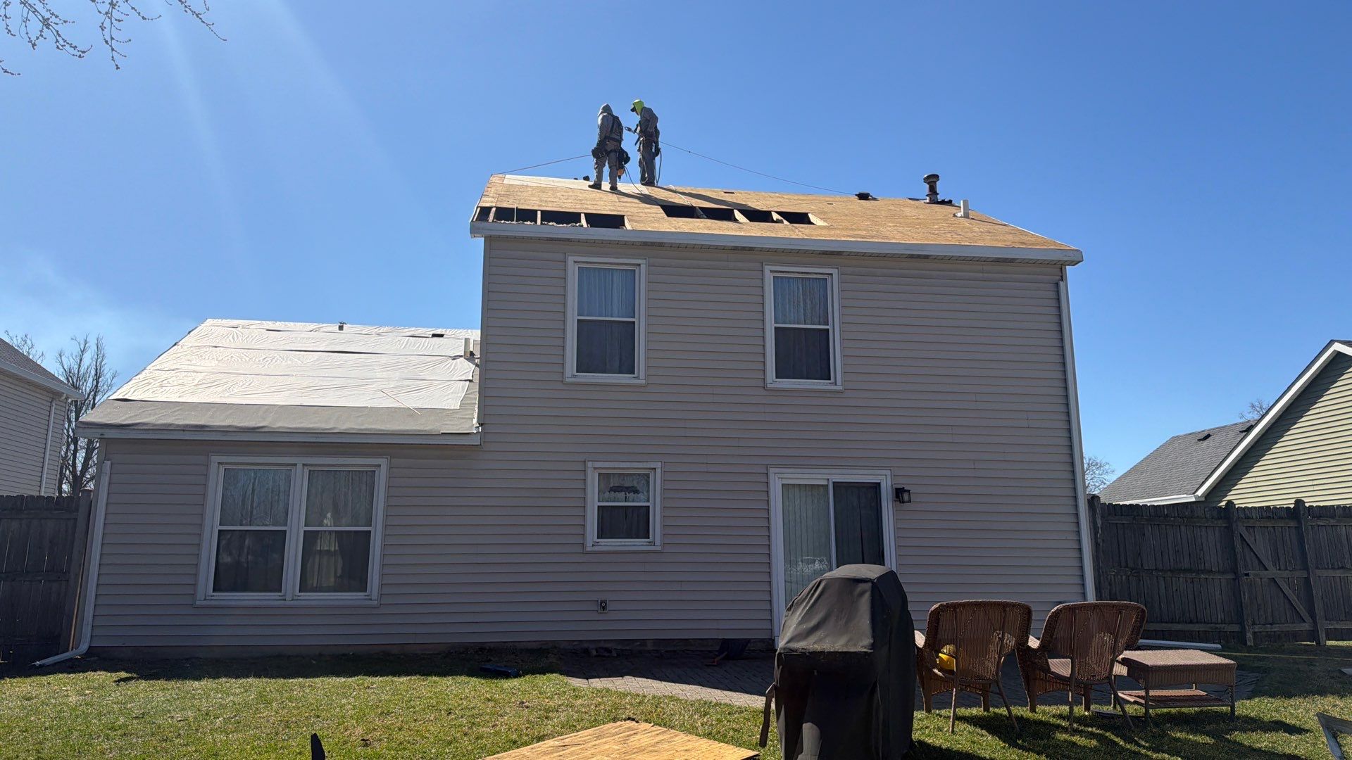 Roof Replacement- Pewter Gray by Pro Home Services Inc