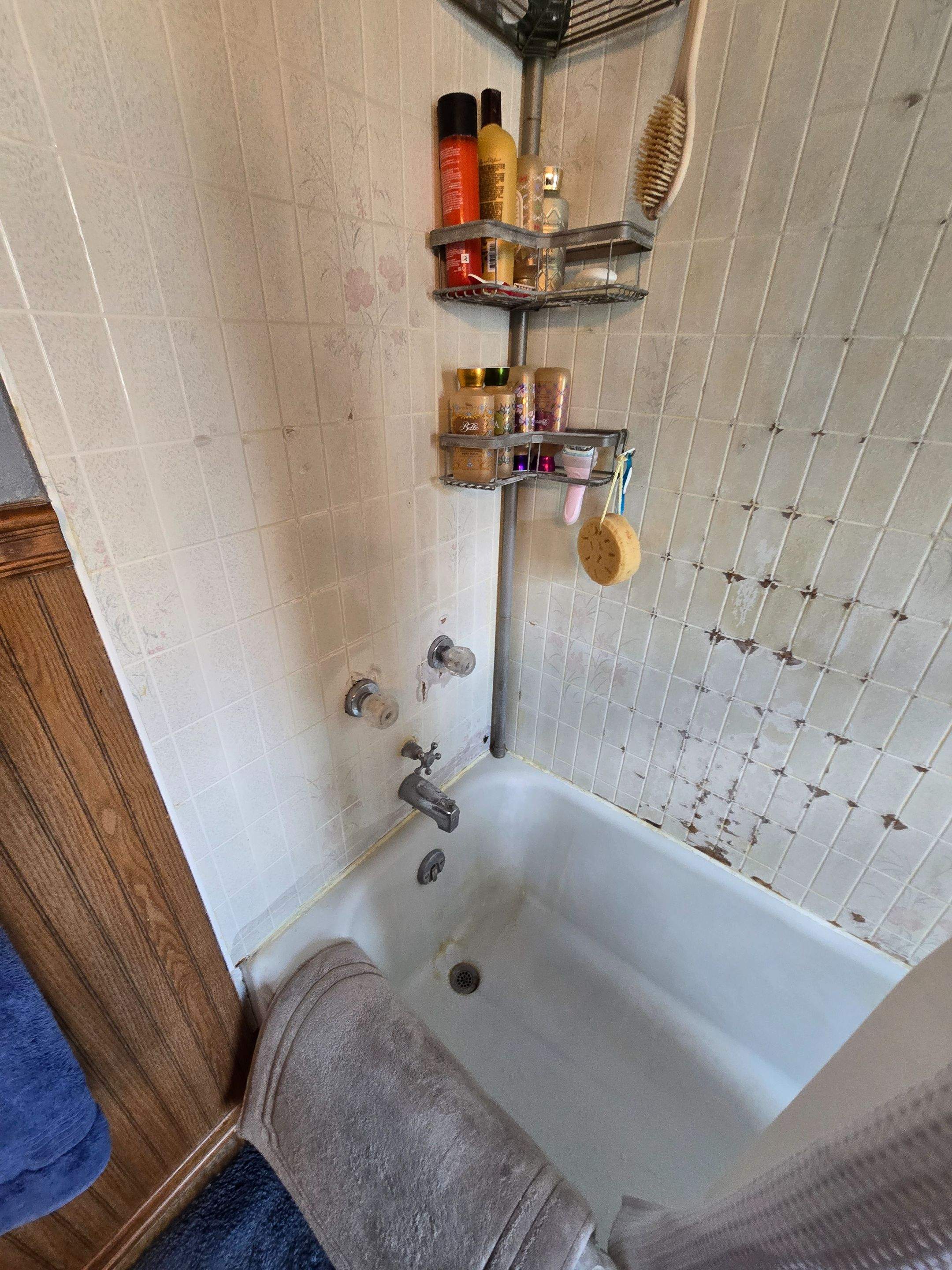 Phase II: Santorini White with Brushed Nickel by Rome Bath Remodeling