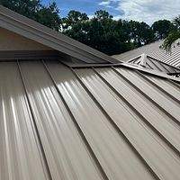 24ga 1.5" Snap-Lock Sierra Tan by Total Roofing System The Metal Roof Experts