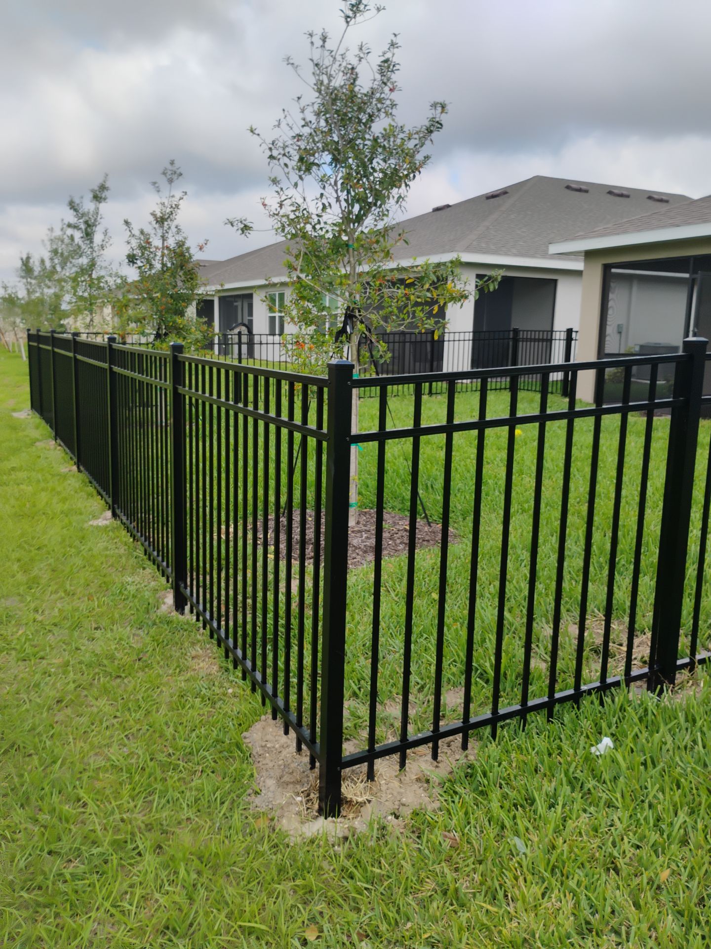 Aluminum Fence in Cove at West Port by True Fence LLC