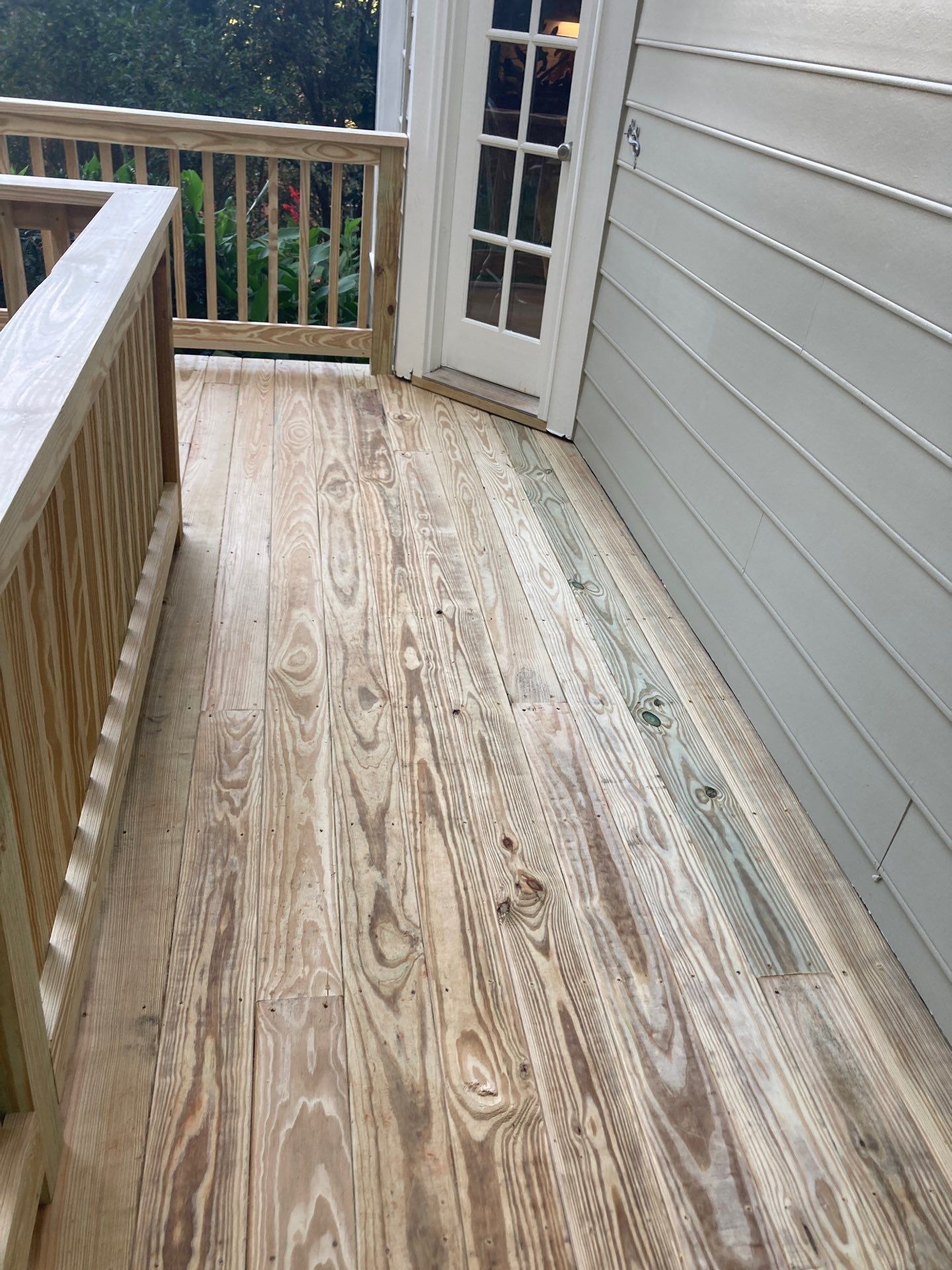 Pressure Treated Wood Resurface by Nelson Exteriors 