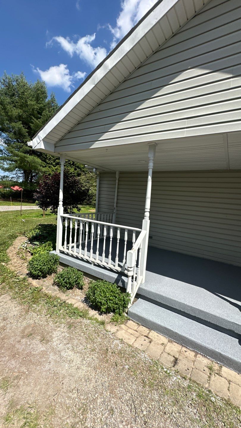 Porch & Steps Project in Renfrew by Floors in a Day, Inc