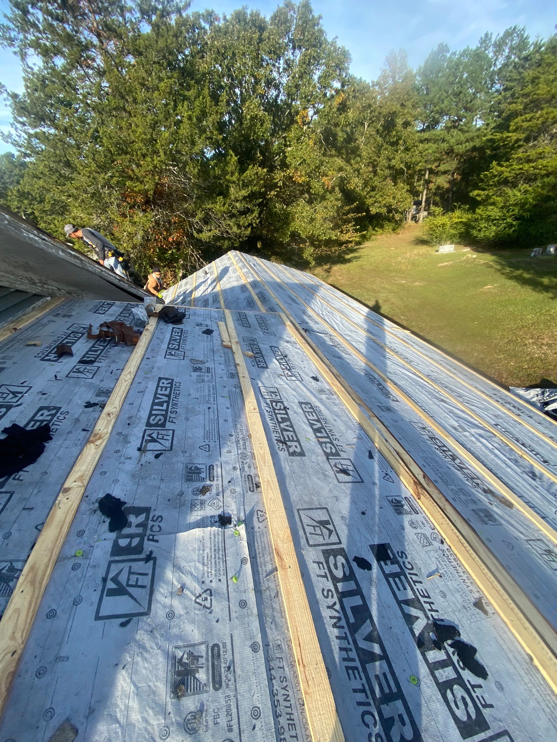 Residential Metal Roof Replacement using Reed's Metals: 26 GA. Colored Residential Metal Panels (Barn Red) by Hostetler Roofing