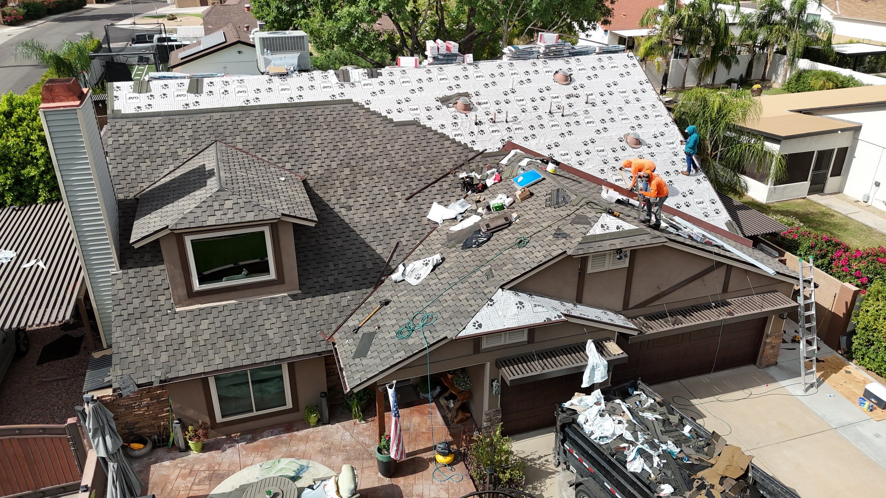 Project in Scottsdale, AZ by Saint Roofing