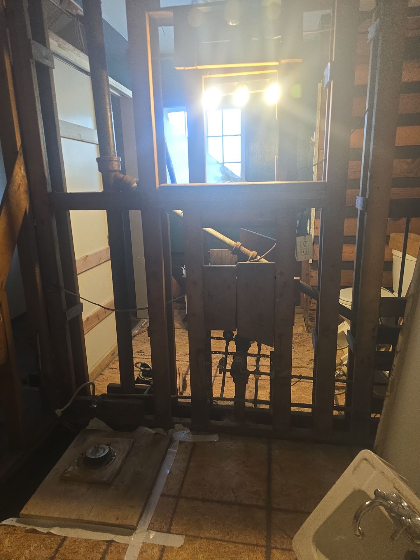 Installing New Piping and Checking Underneath Home by Us Plumbing