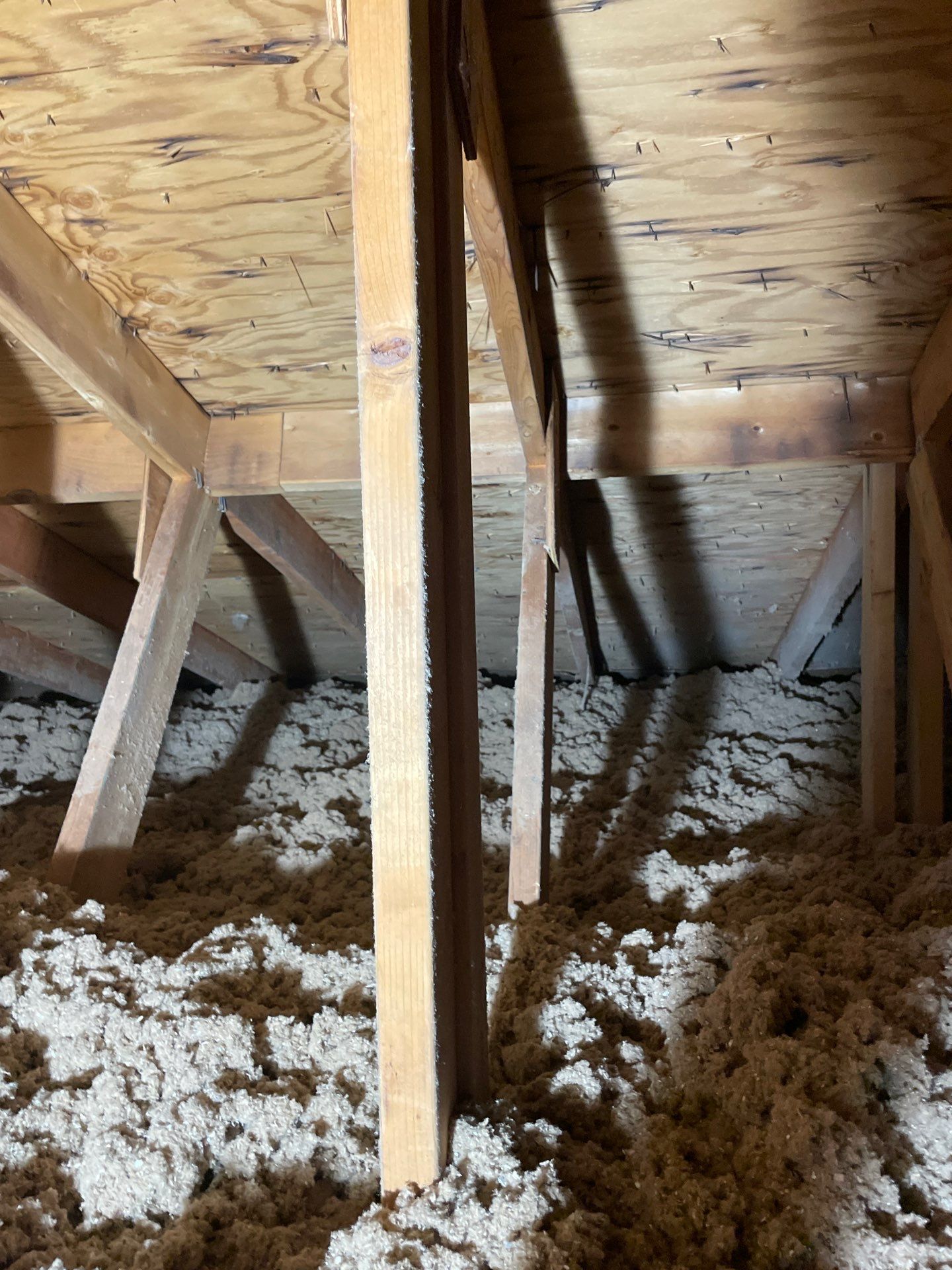 Attic Insulation using Green Fiber Sanctuary by NYS Foam & Energy