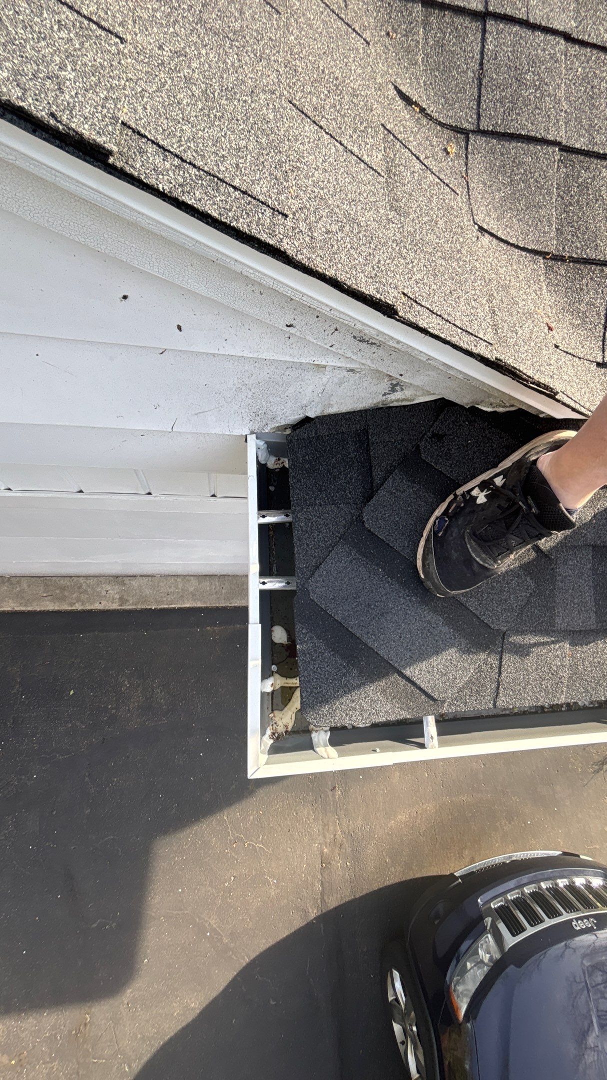 Roof Replacement using CertainTeed Landmark Moire Black by 180 Contractors